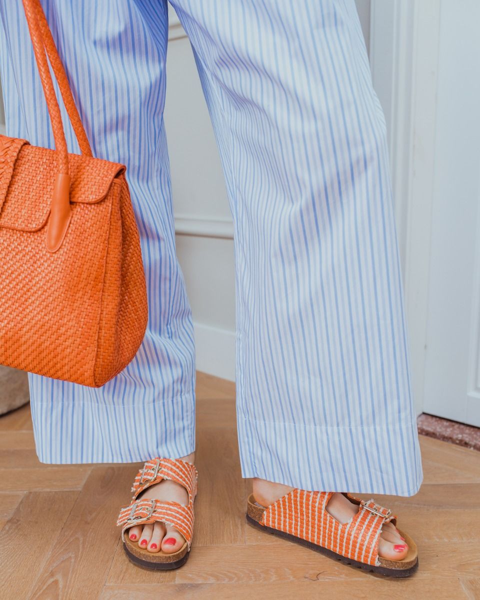 Noelle Oranje Damesslippers