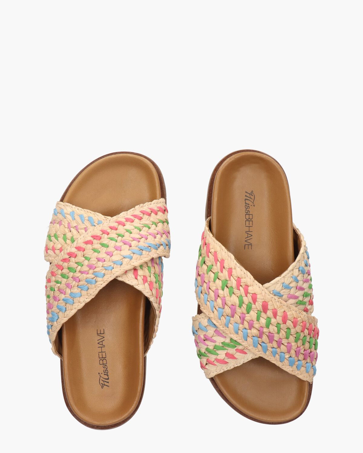 Rinoa Ecru/Multicolor Damesslippers