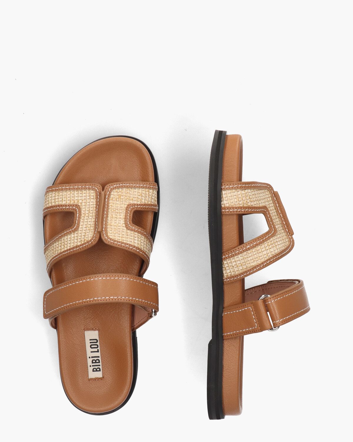 Mindy Cognac Damesslippers