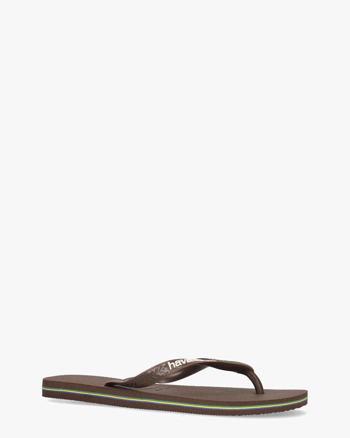 Brasil Logo Donkerbruin Herenslippers