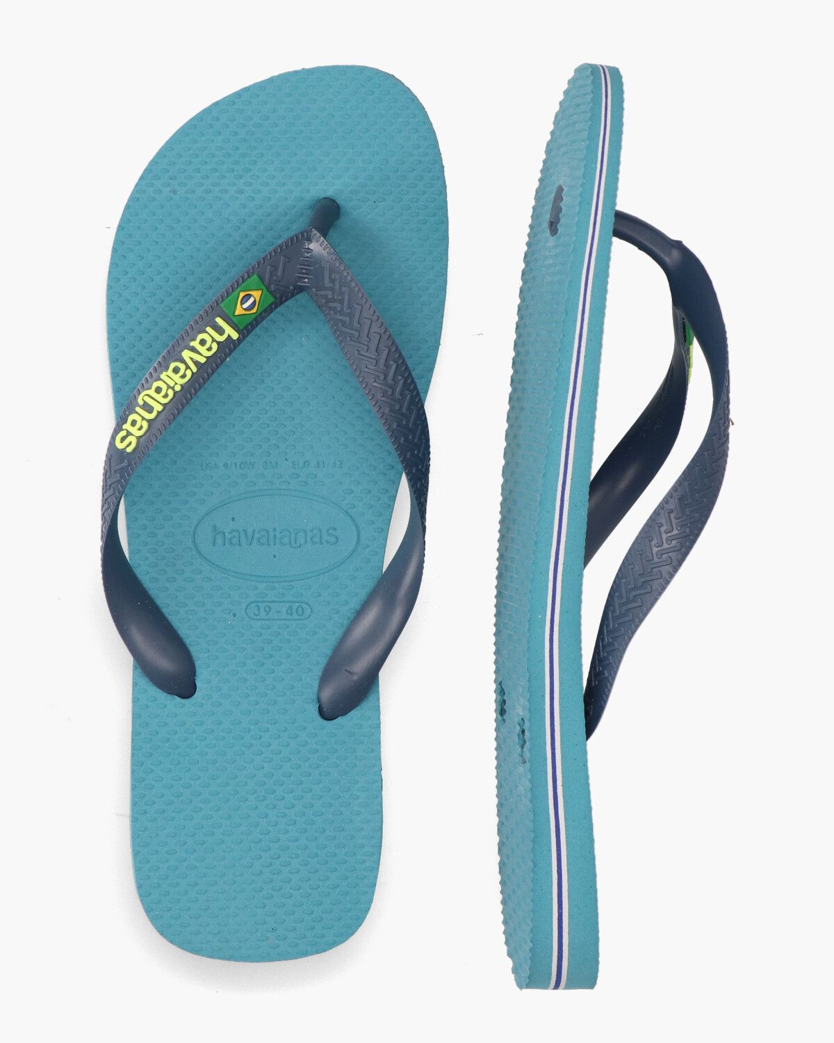 Brasil Logo Blauw Herenslippers