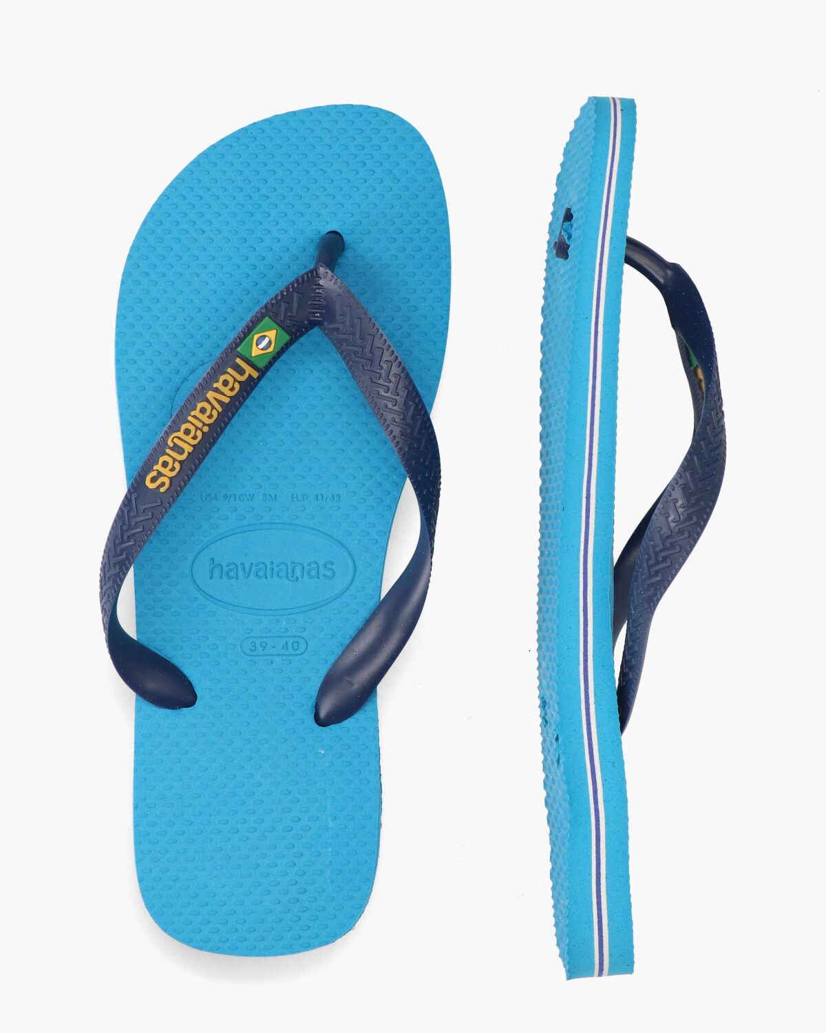 Brasil Logo Turquoise Herenslippers