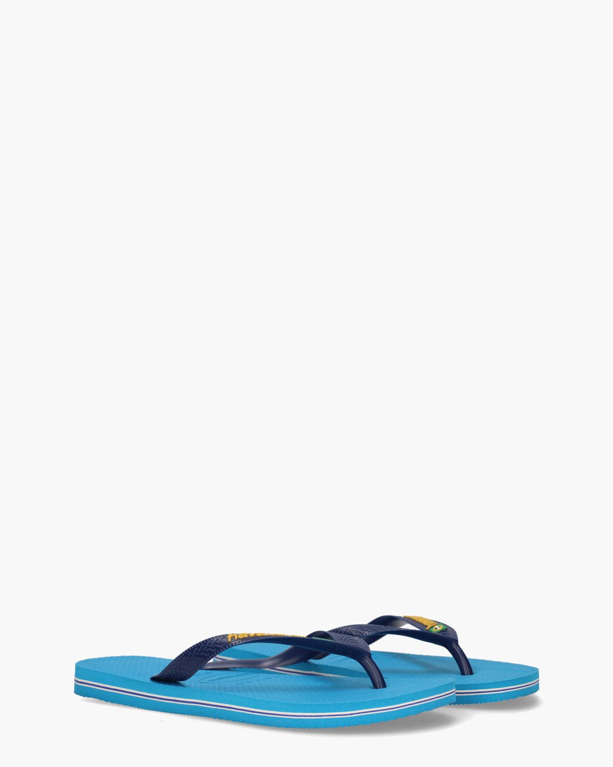 Brasil Logo Turquoise Herenslippers