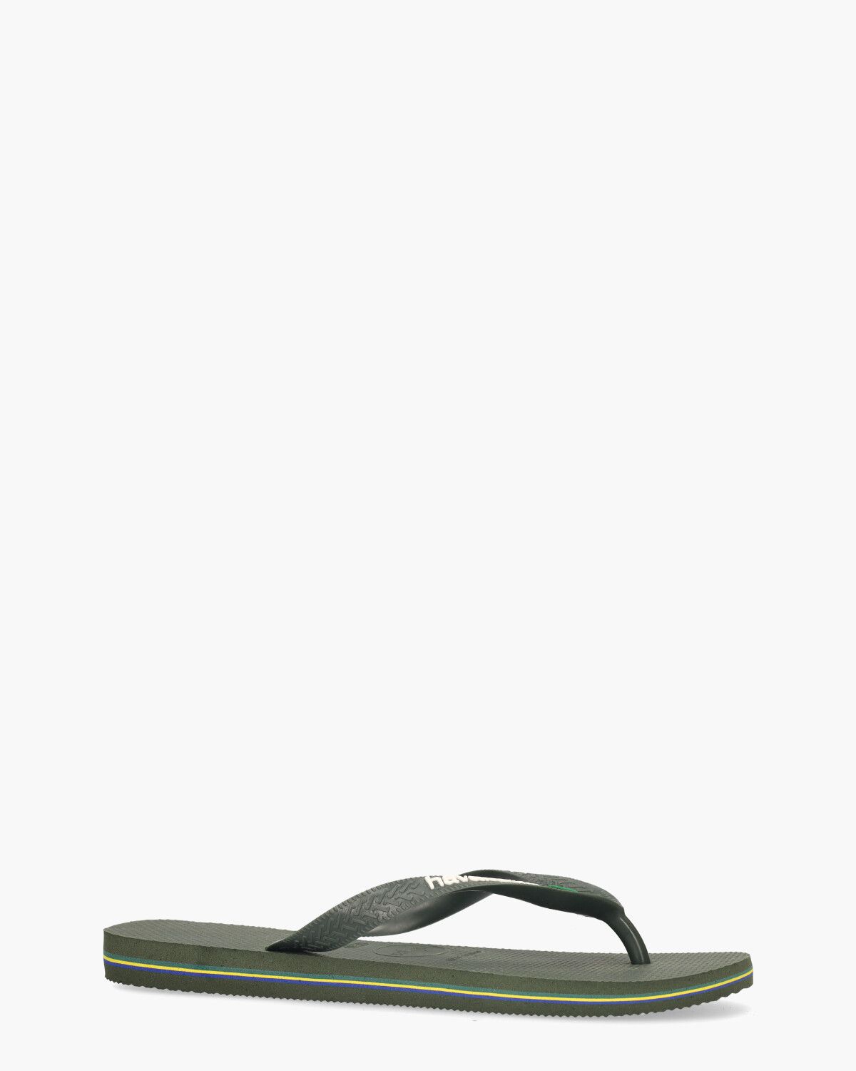 Brasil Logo Donkergroen Herenslippers