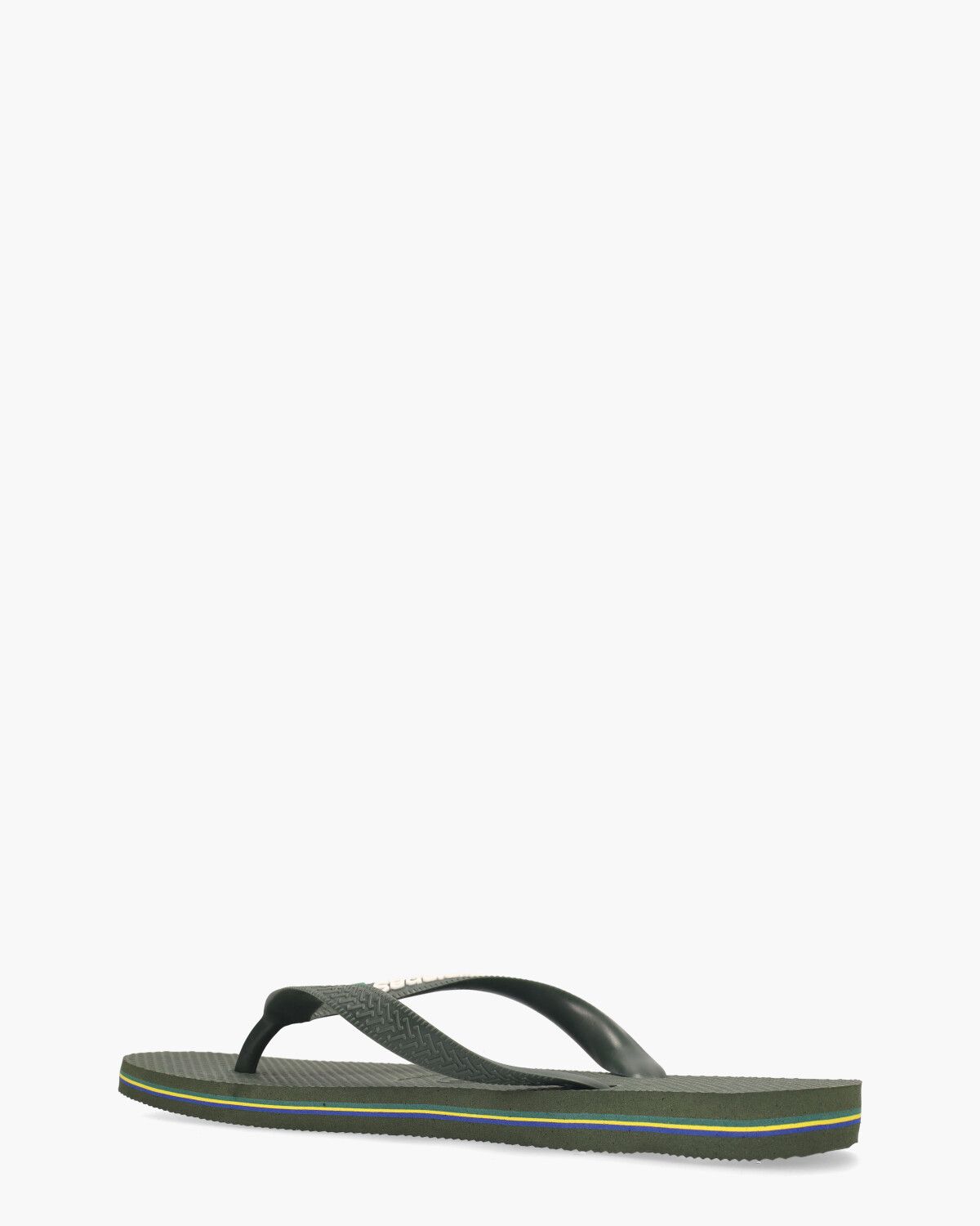 Brasil Logo Donkergroen Herenslippers