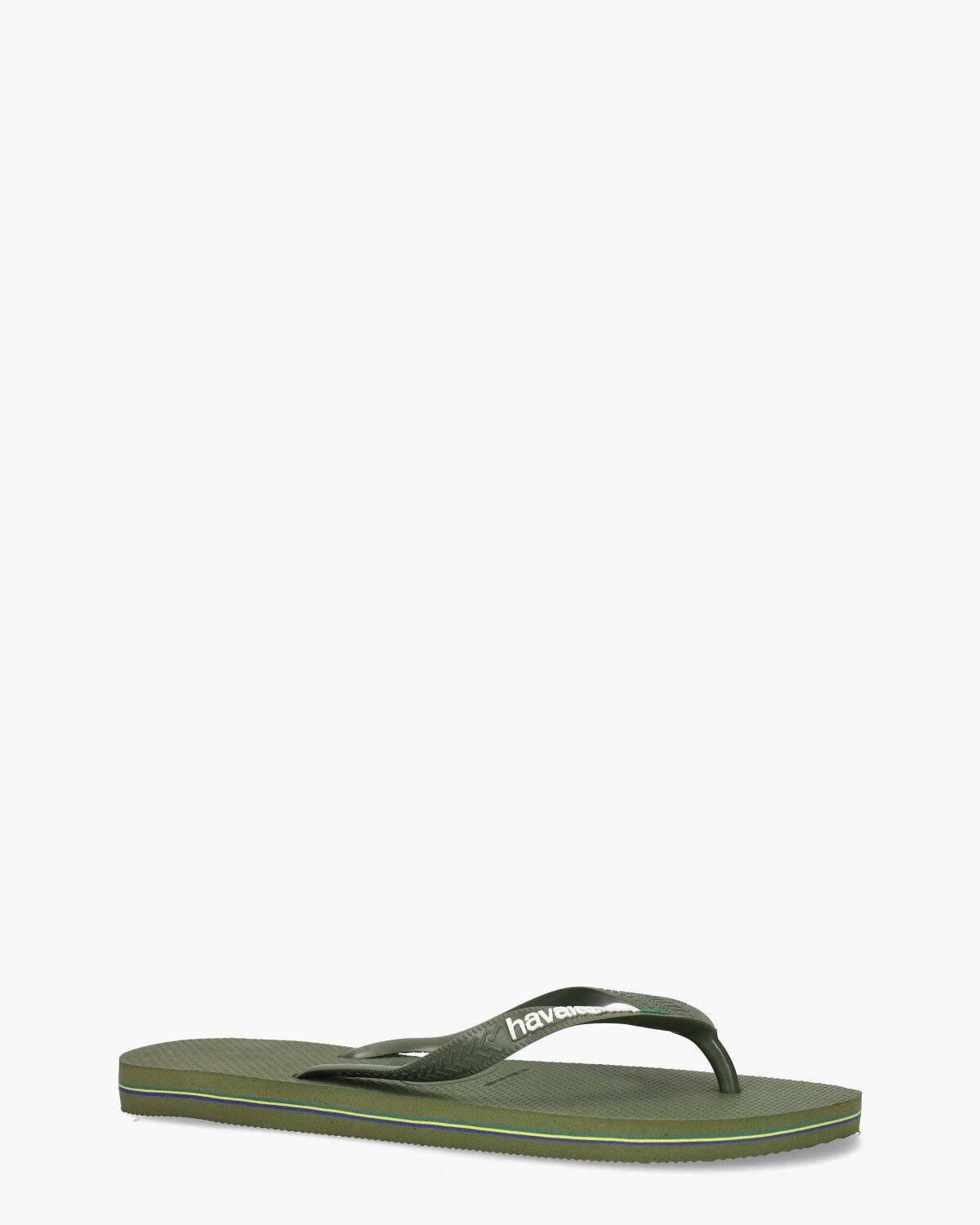 Brasil Logo Groen Herenslippers