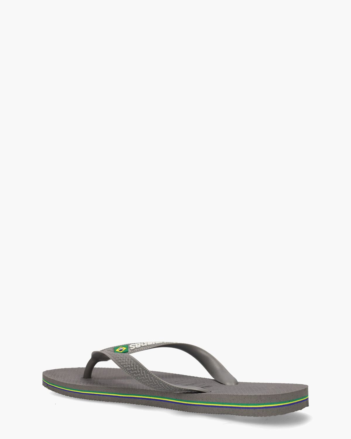 Brasil Logo Grijs Herenslippers