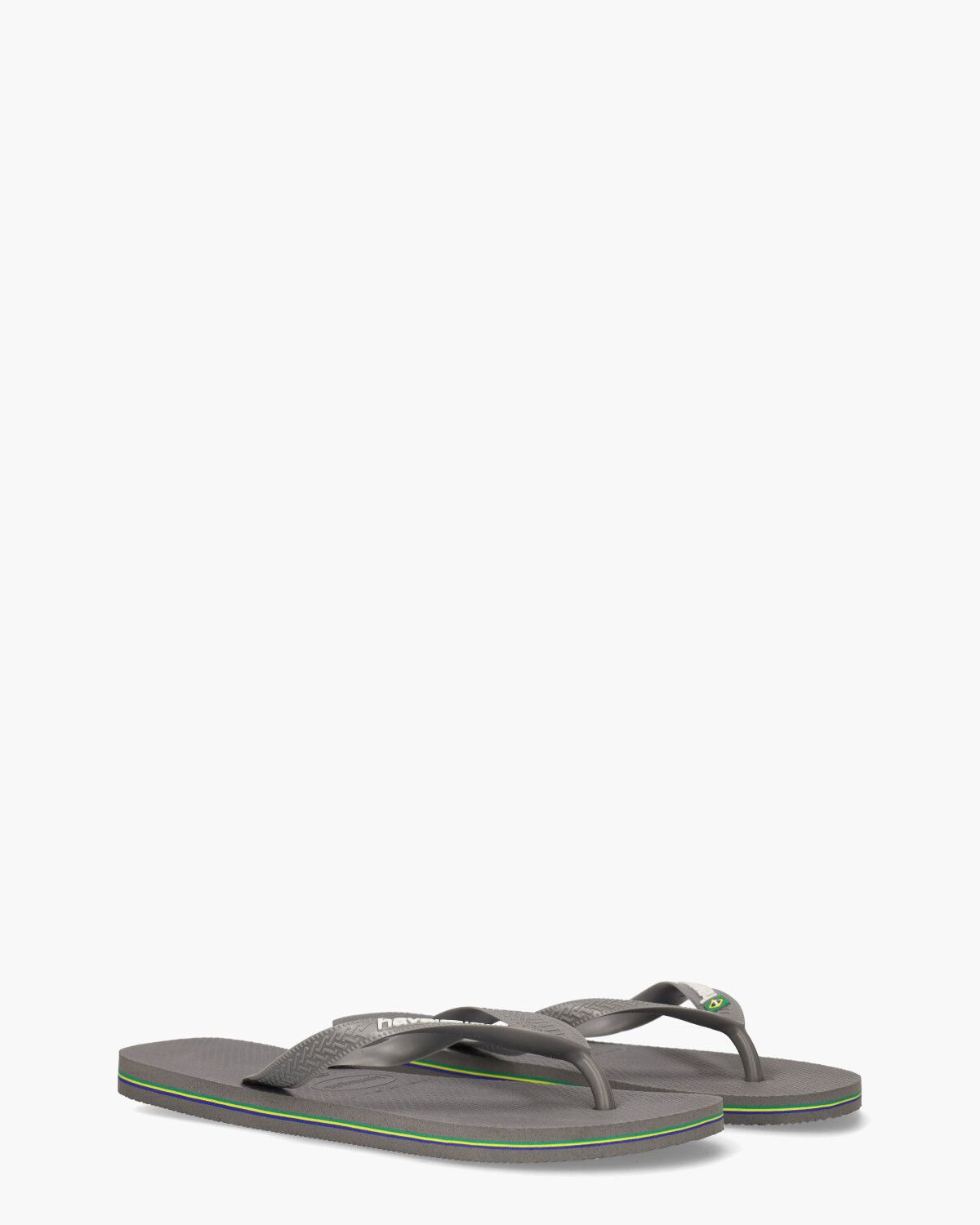 Brasil Logo Grijs Herenslippers