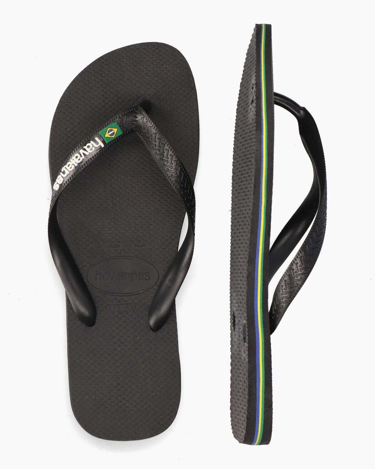 Brasil Logo Zwart Herenslippers