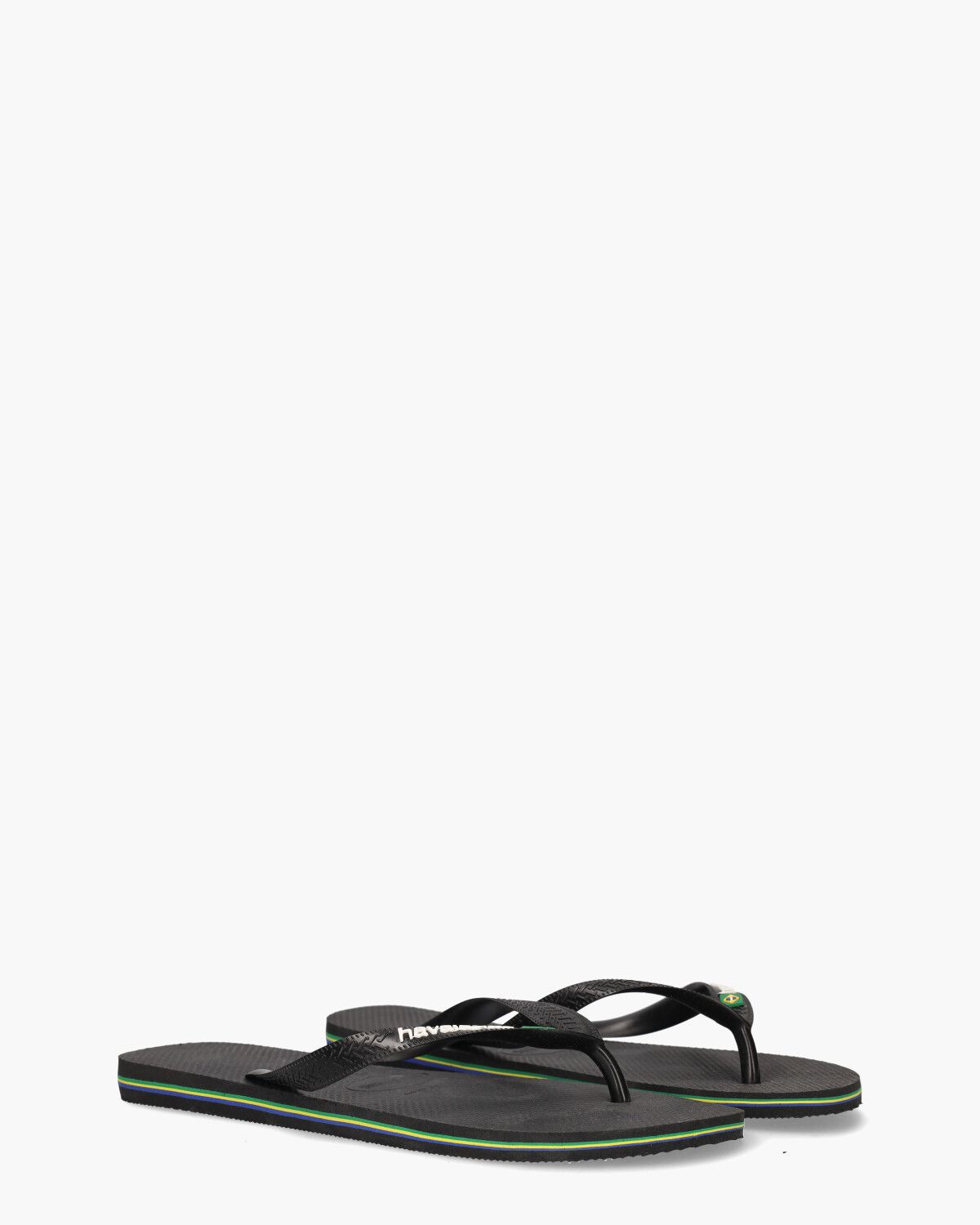 Brasil Logo Zwart Herenslippers