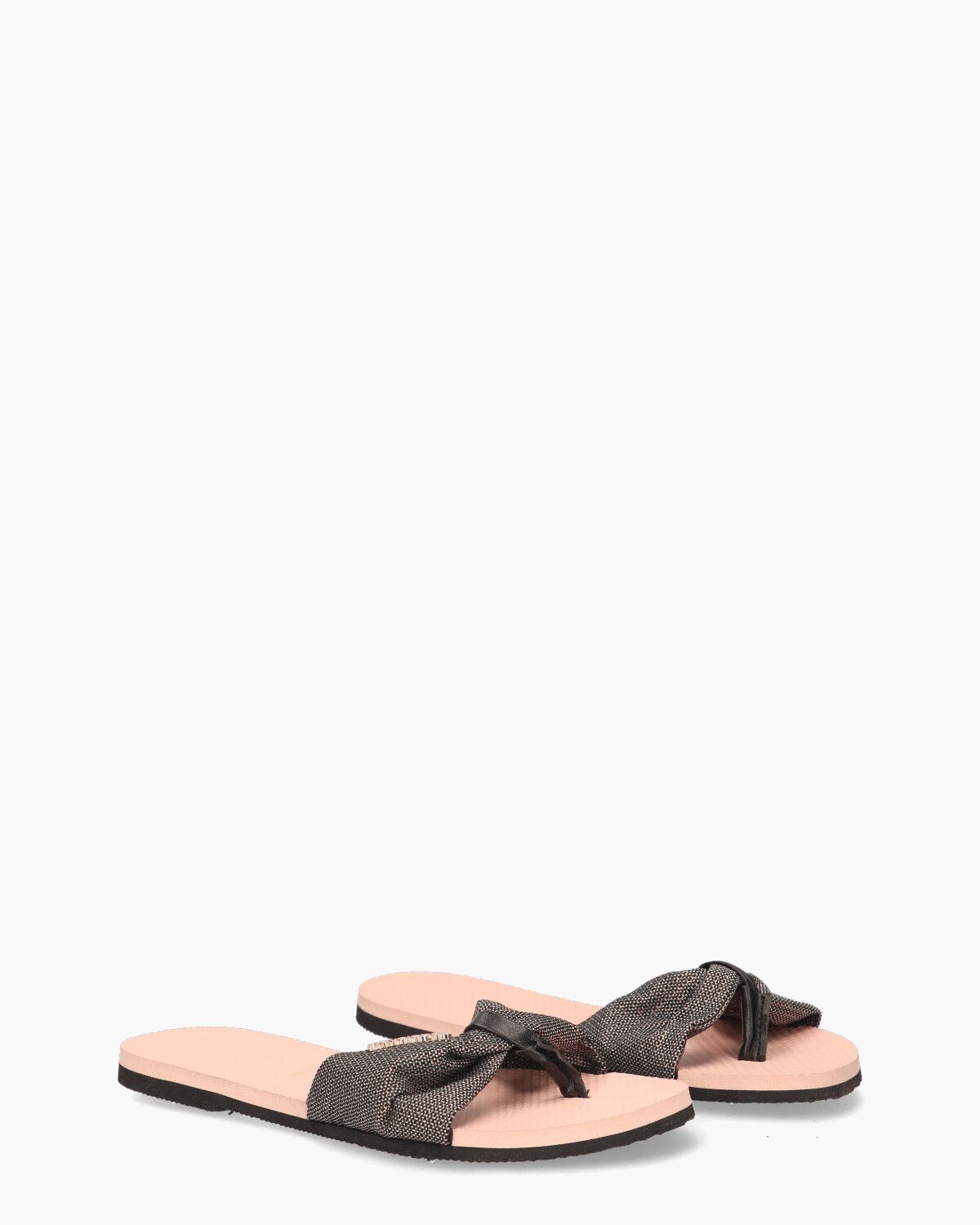 You Saint Tropez Shine Roze/Zwart Damesslippers