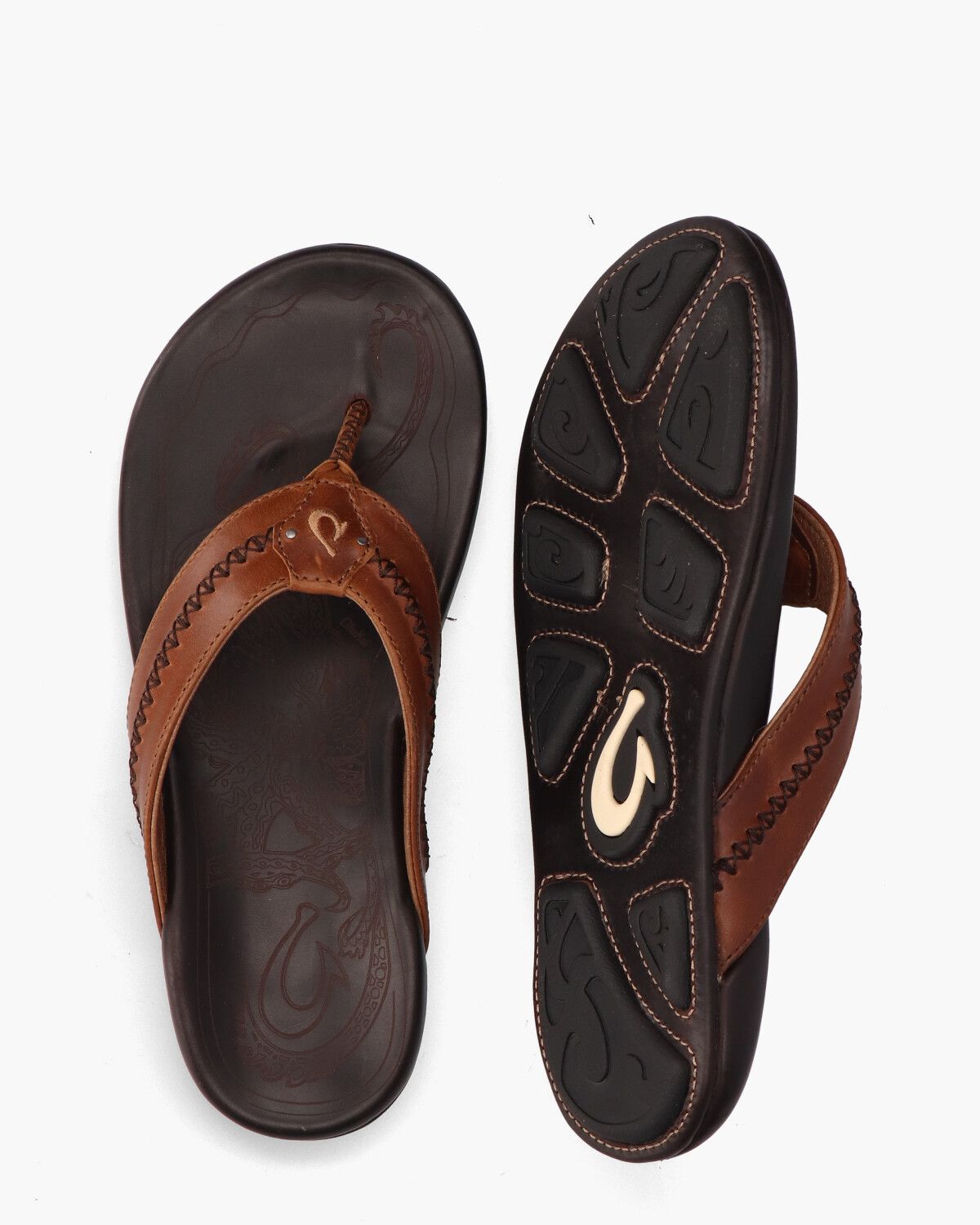 Mea Ola Cognac Herenslippers