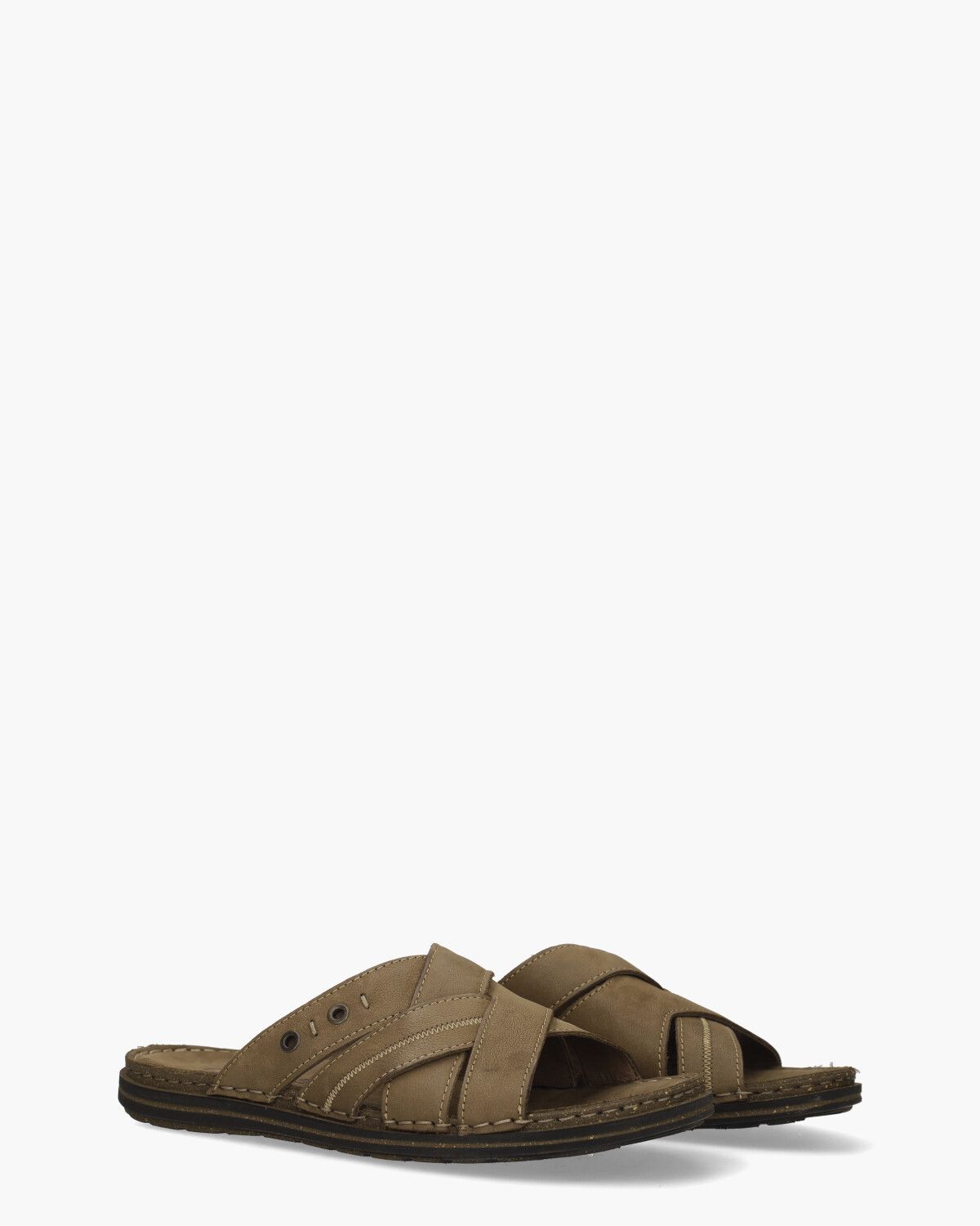 Rouvin Bruin Herenslippers