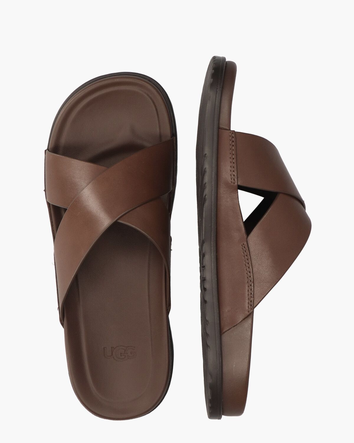 Wainscott Slide Donkerbruin Herenslippers