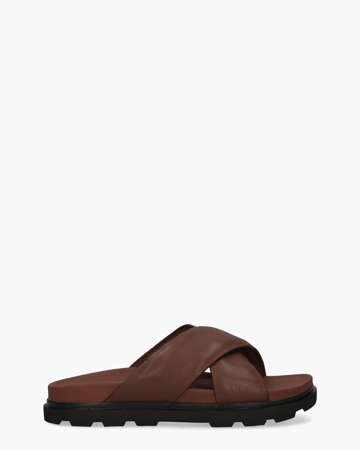 Capitola Cross Slide Cognac Herenslippers