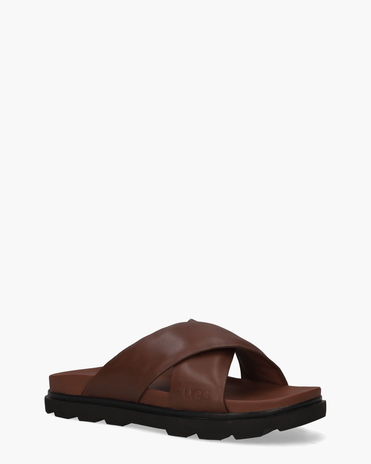 Capitola Cross Slide Cognac Herenslippers