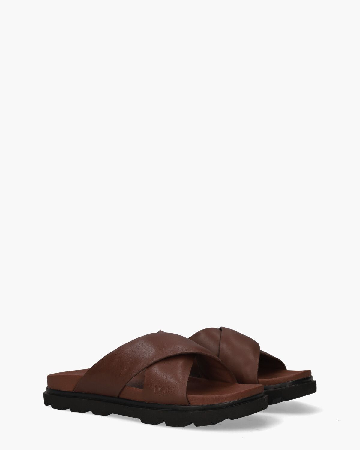 Capitola Cross Slide Cognac Herenslippers