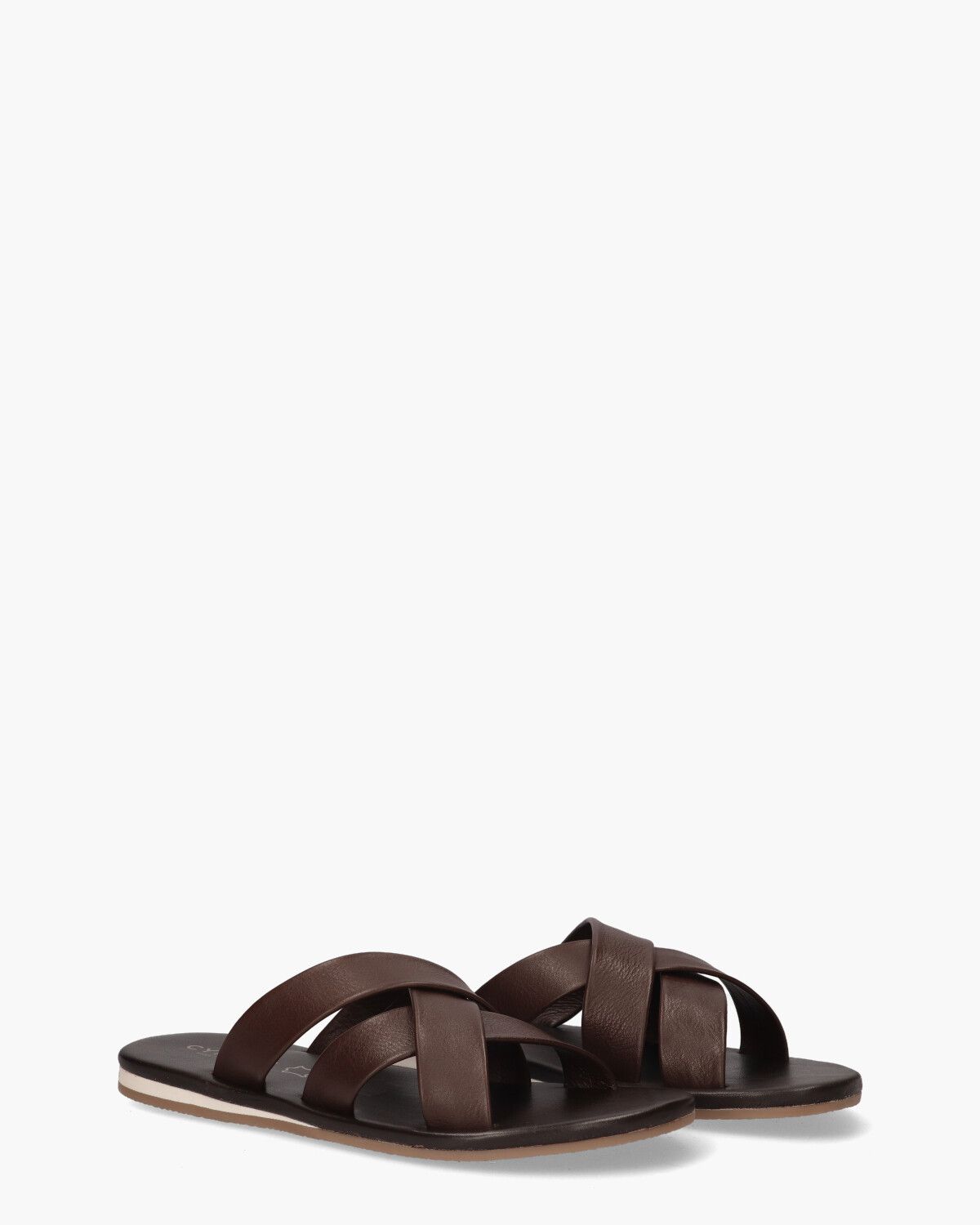 Maevis Donkerbruin Herenslippers