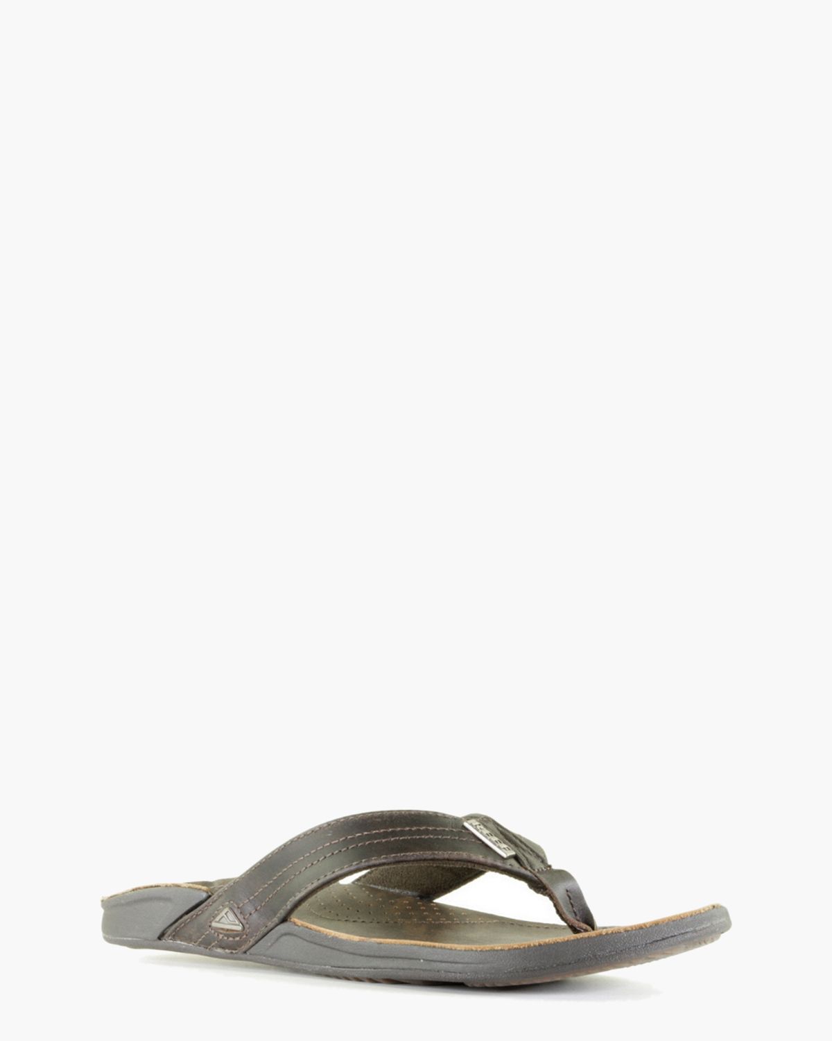 J Bay II RF002616 Donkerbruin Herenslippers