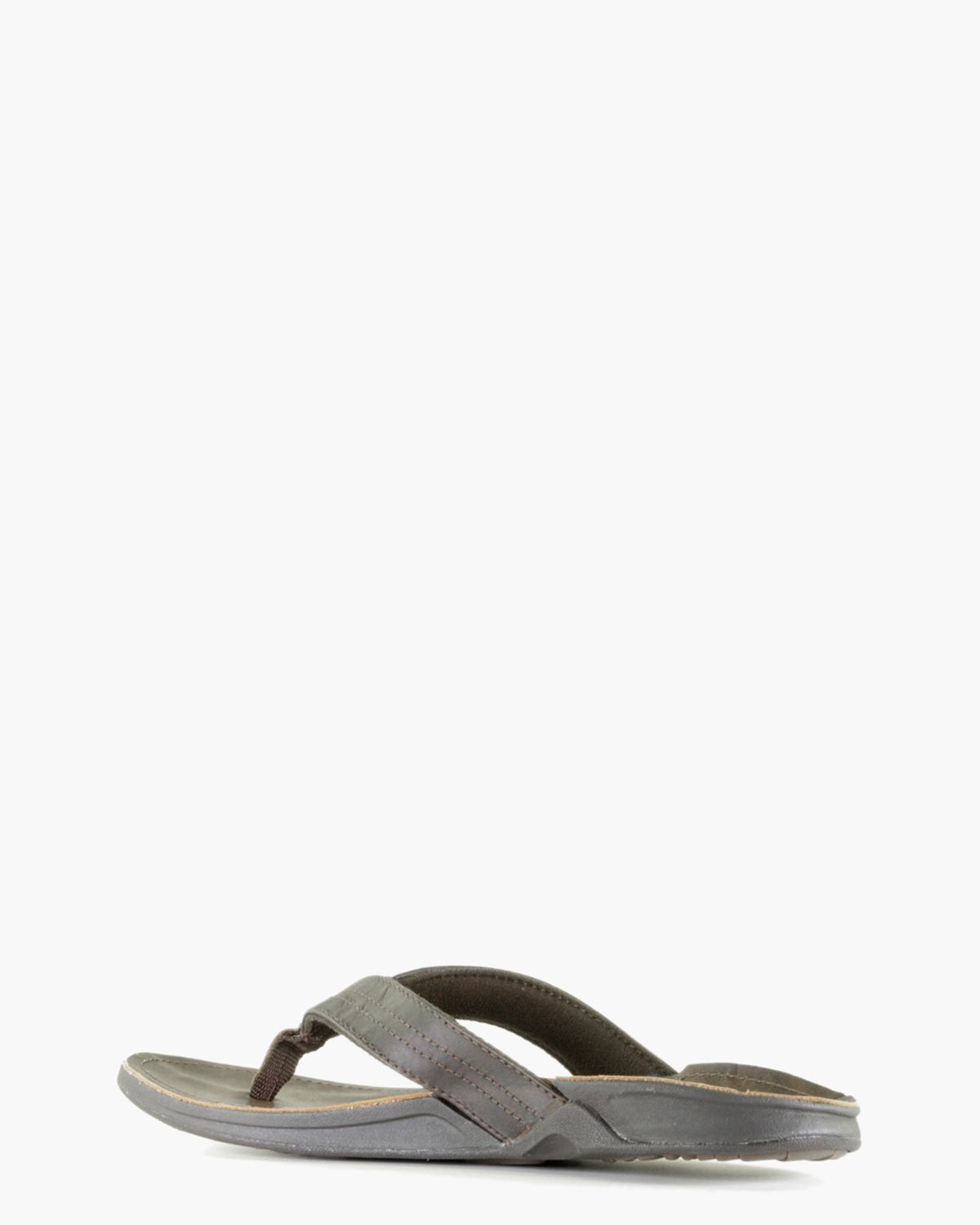 J Bay II RF002616 Donkerbruin Herenslippers