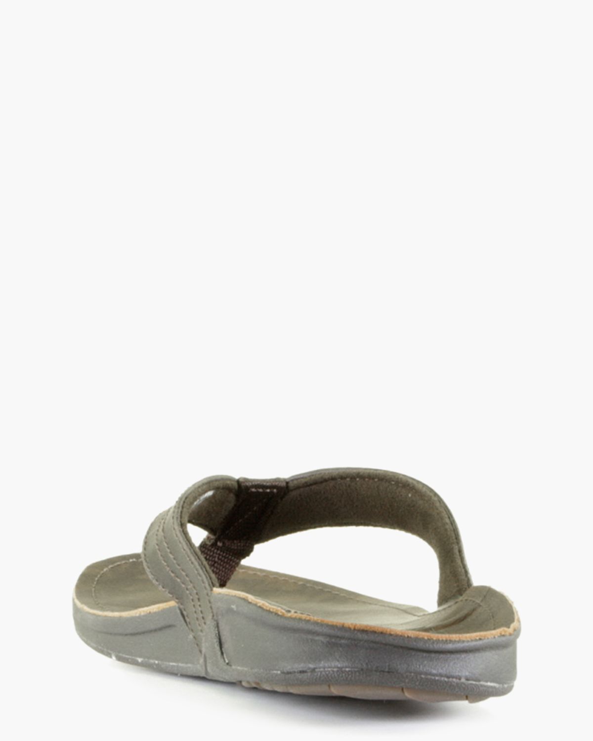 J Bay II RF002616 Donkerbruin Herenslippers