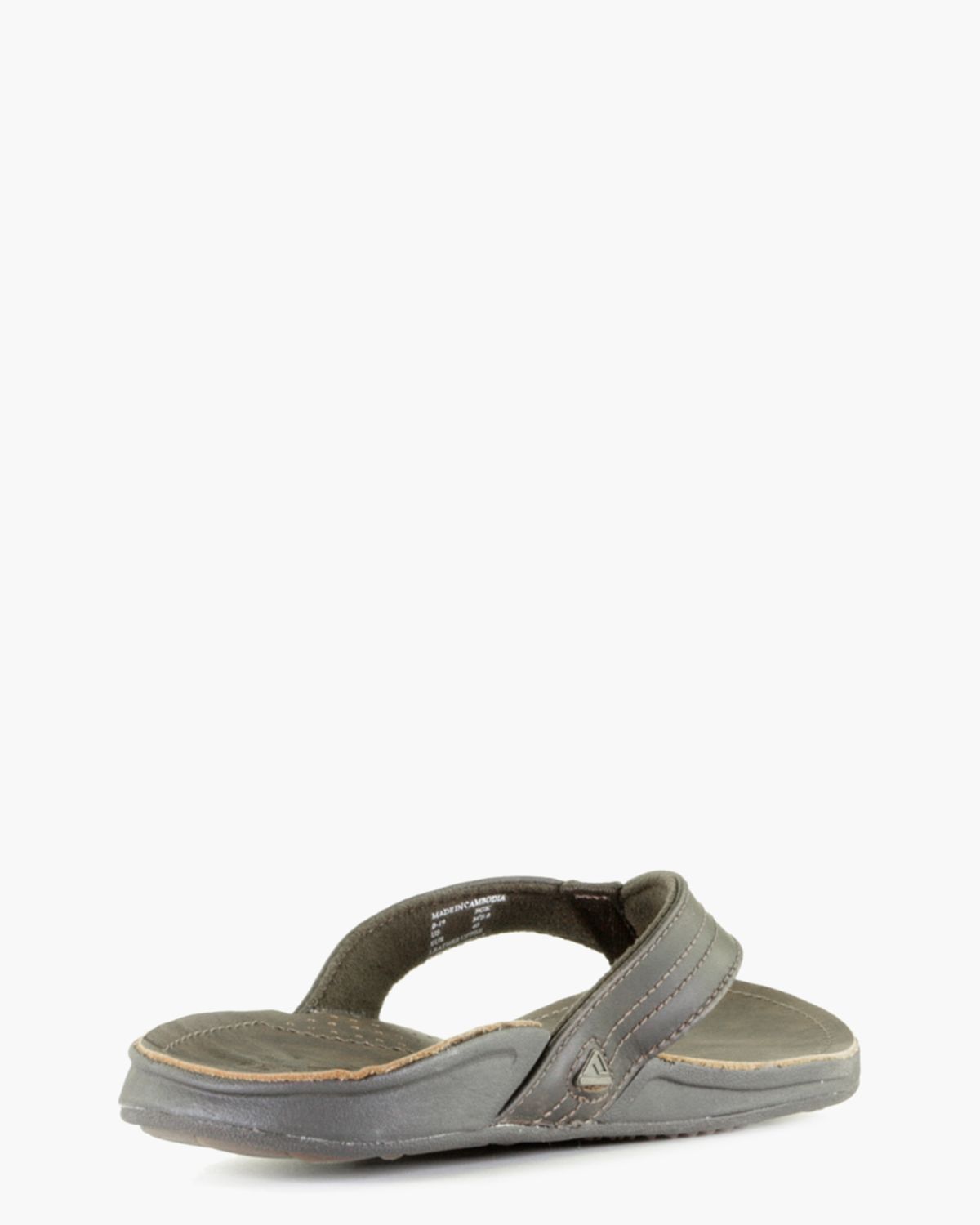 J Bay II RF002616 Donkerbruin Herenslippers