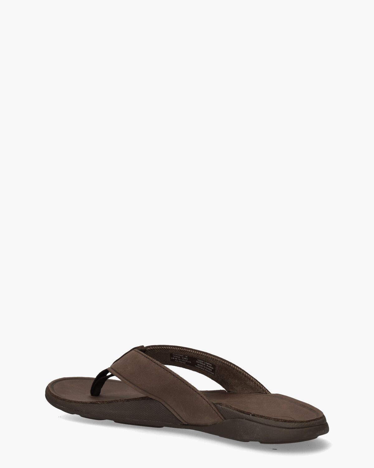 Tuahine Donkerbruin Herenslippers