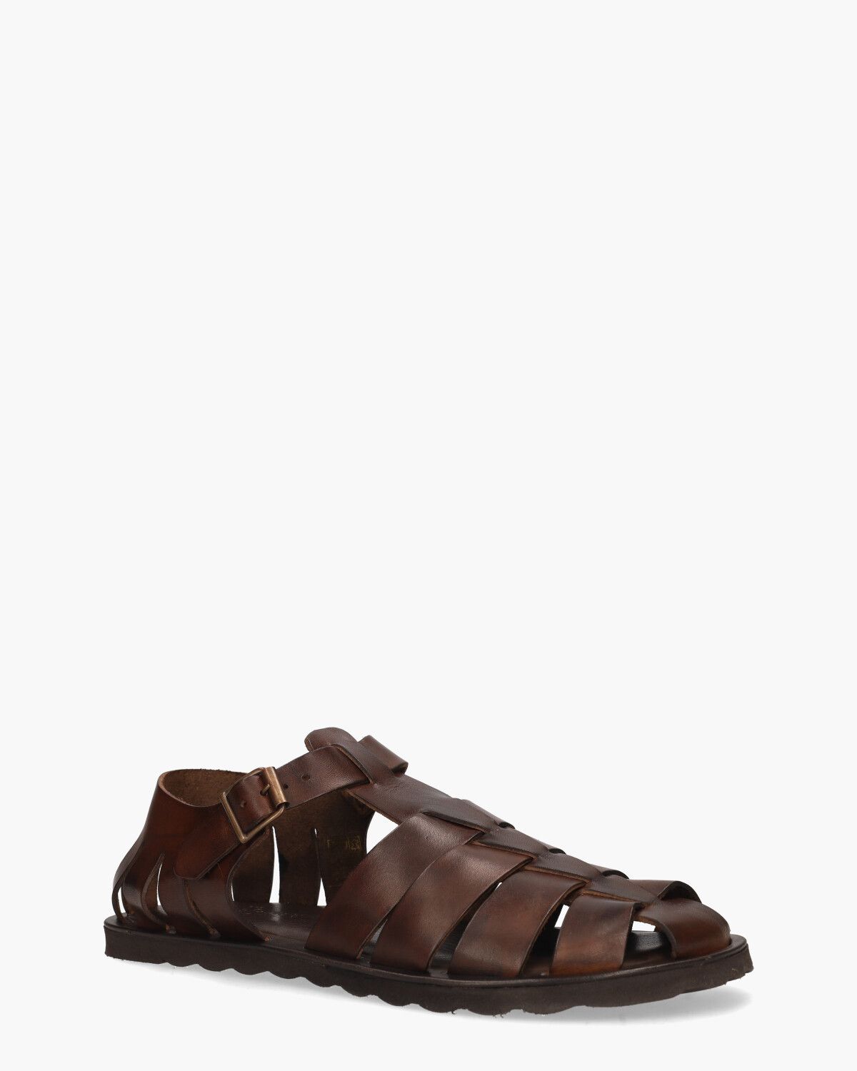 M7473 Donkerbruin Herensandalen