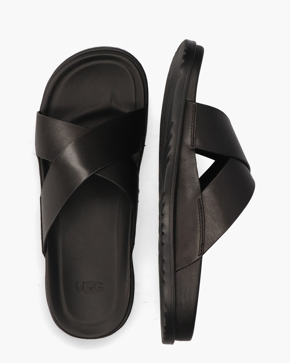 Wainscott Slide Zwart Herenslippers