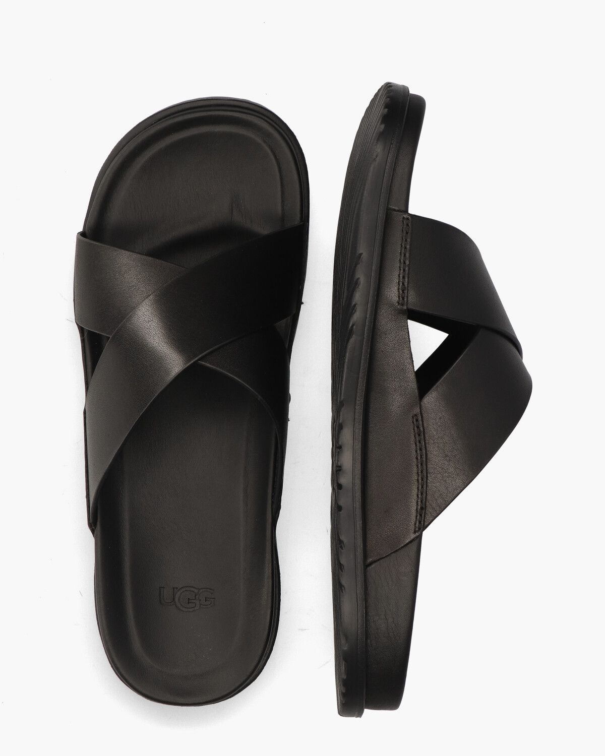 Wainscott Zwart Herenslippers