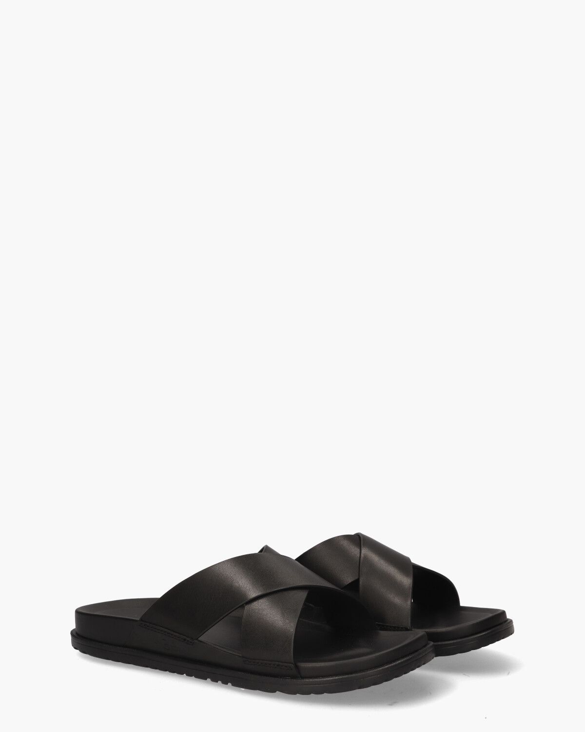 Wainscott Zwart Herenslippers