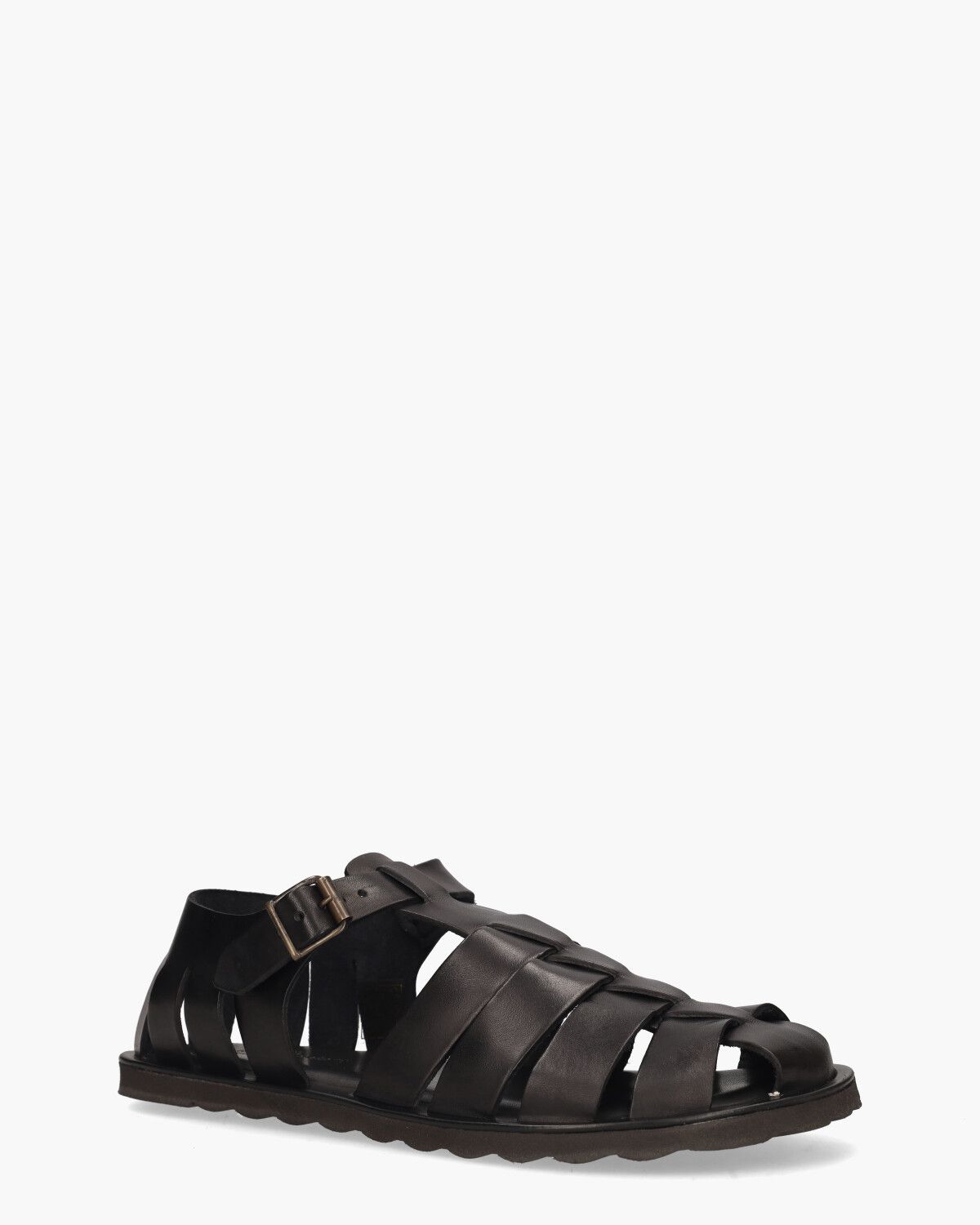 M7473 Zwart Herensandalen
