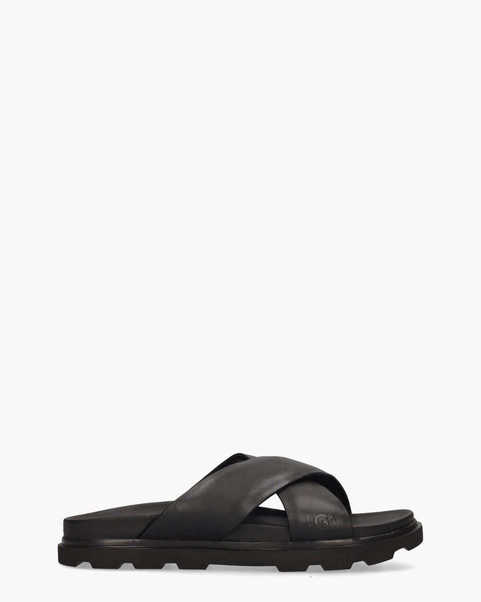 Capitola Cross Slide Black Herenslippers