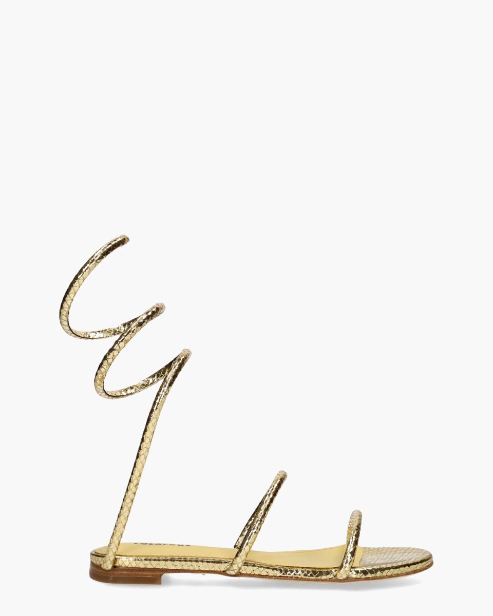 Piale Goud Damessandalen