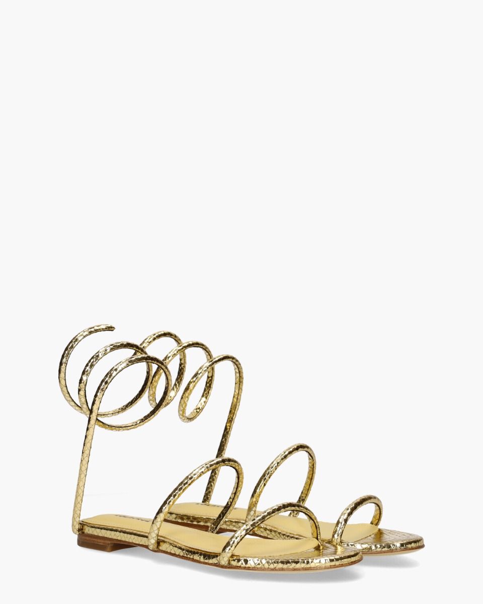 Piale Goud Damessandalen