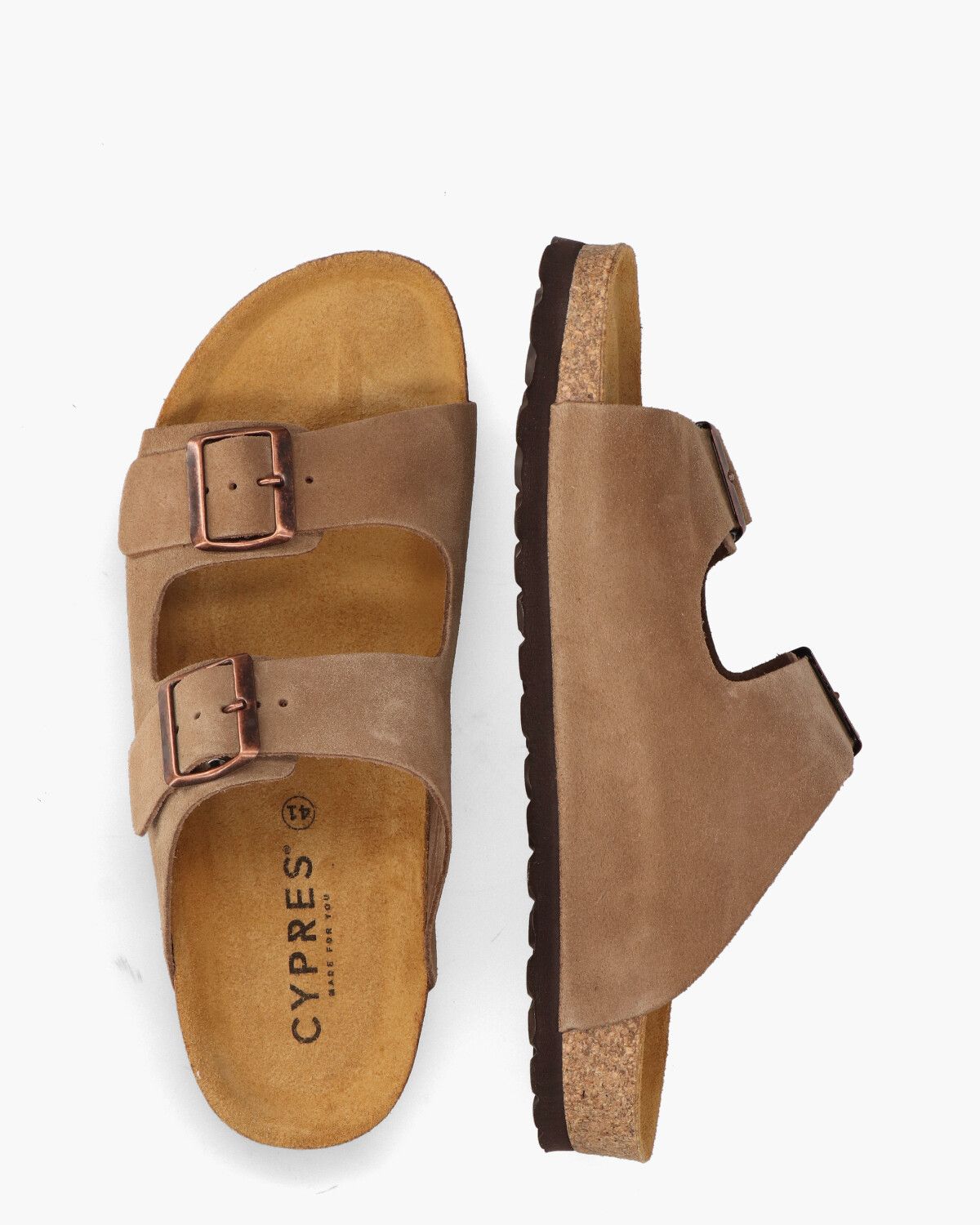 Omey Taupe Herenslippers