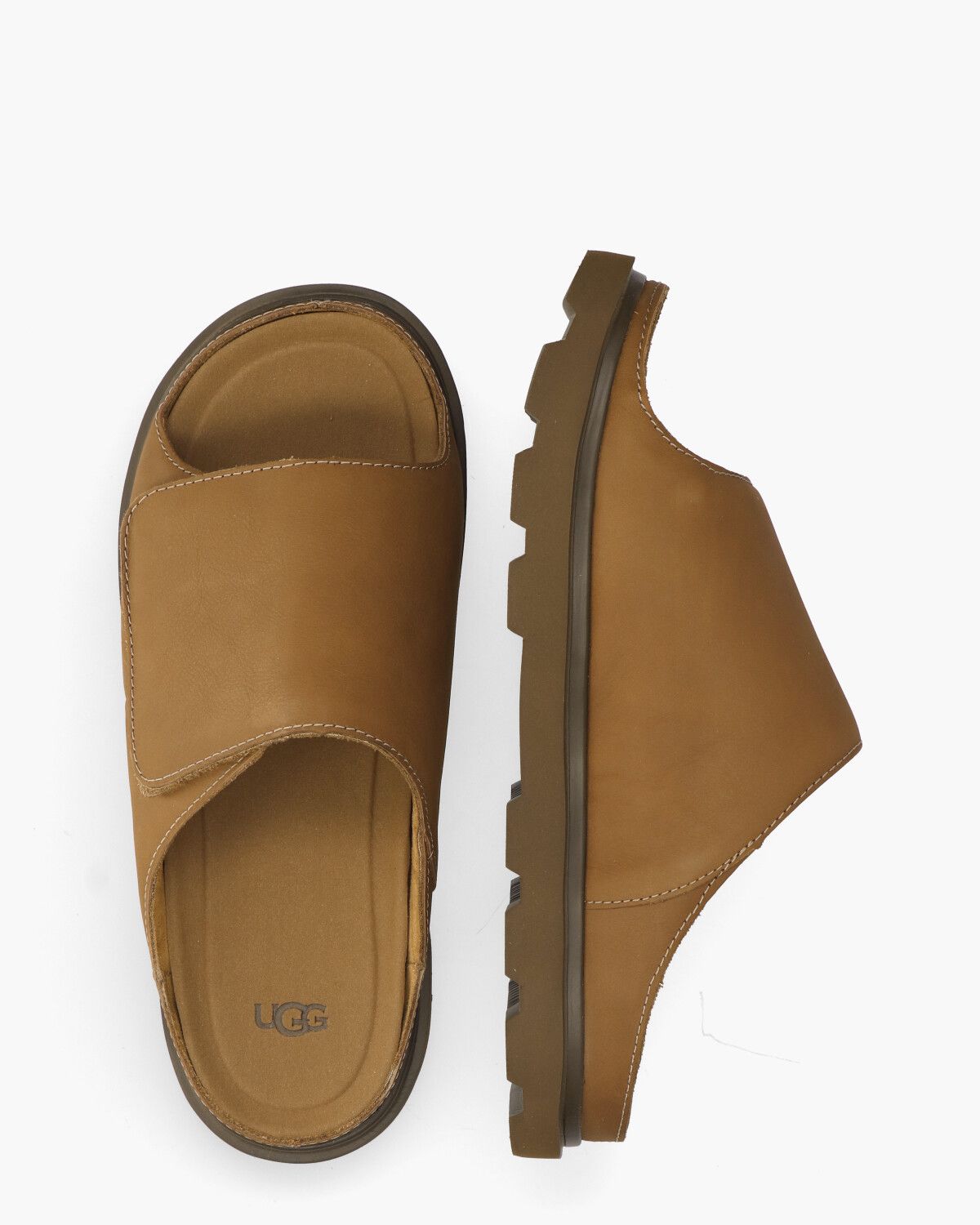 Solano Slide Chestnut Herenslippers