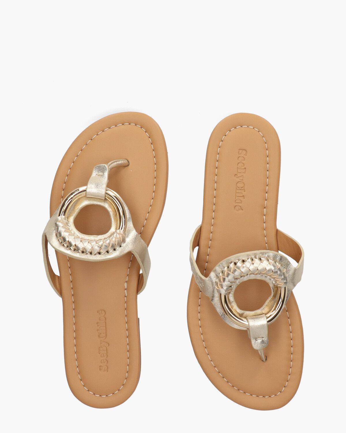 Hana Goud Damesslippers