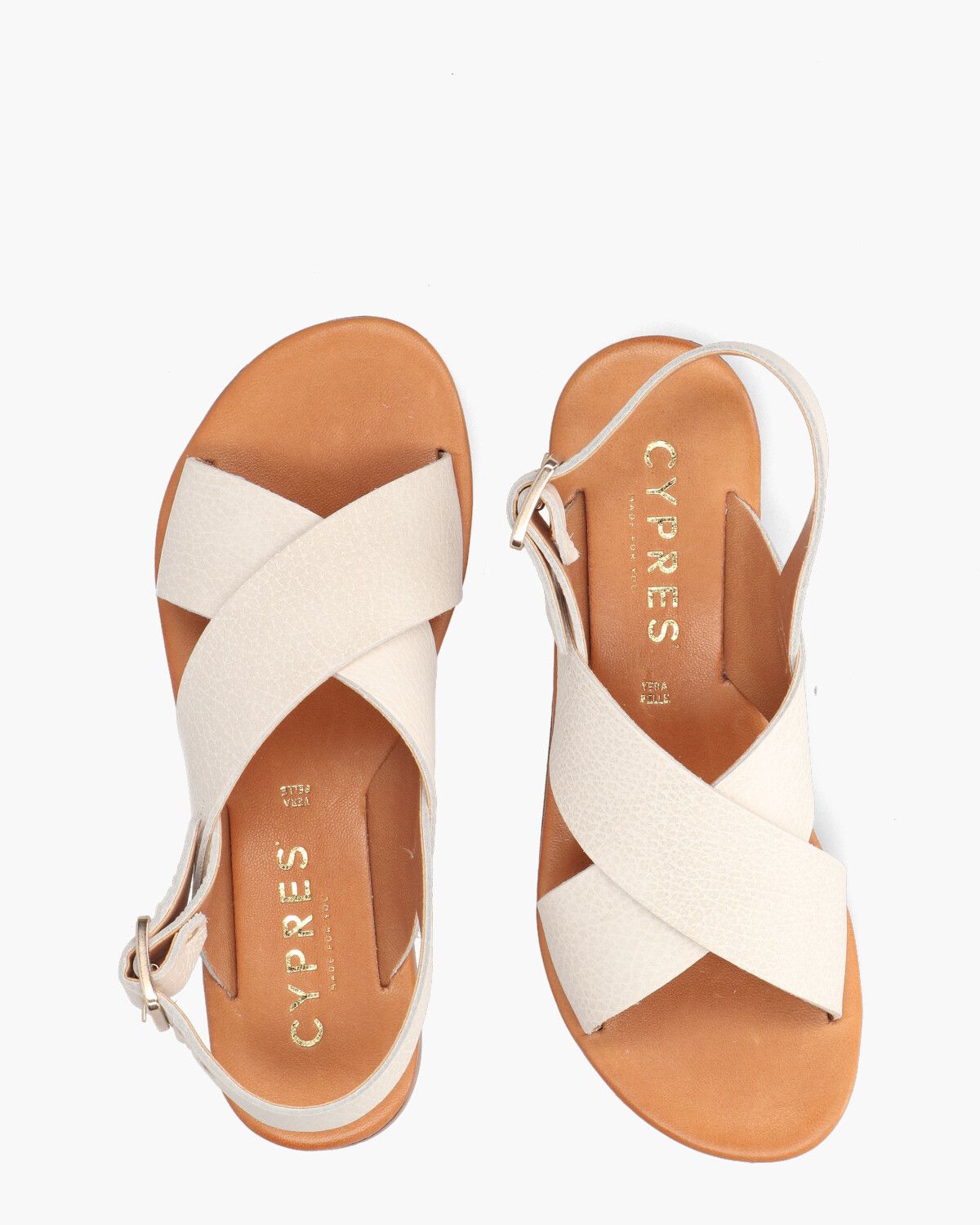Mayuri Off-White Damessandalen