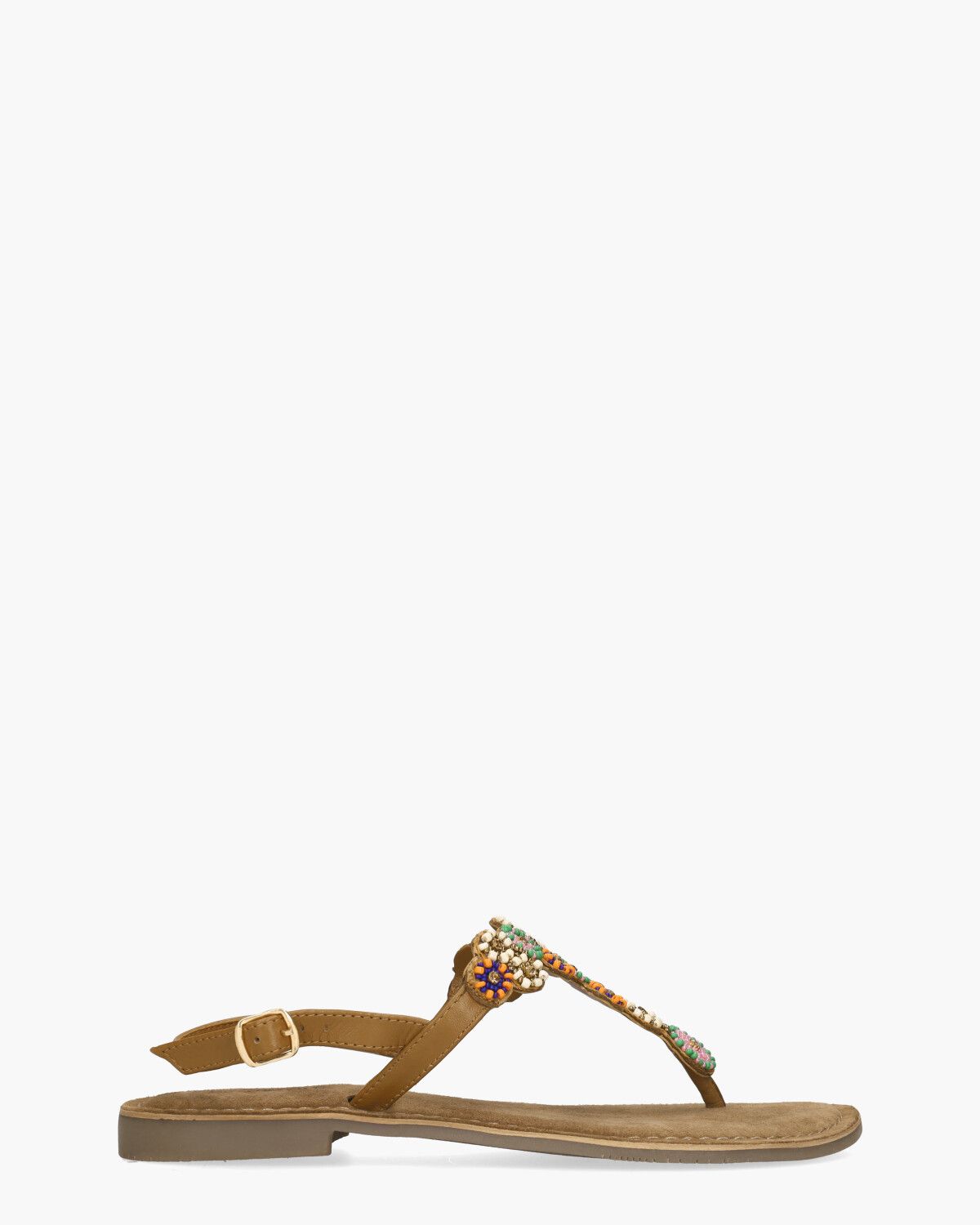 Wisal Bruin/Multicolor Damessandalen
