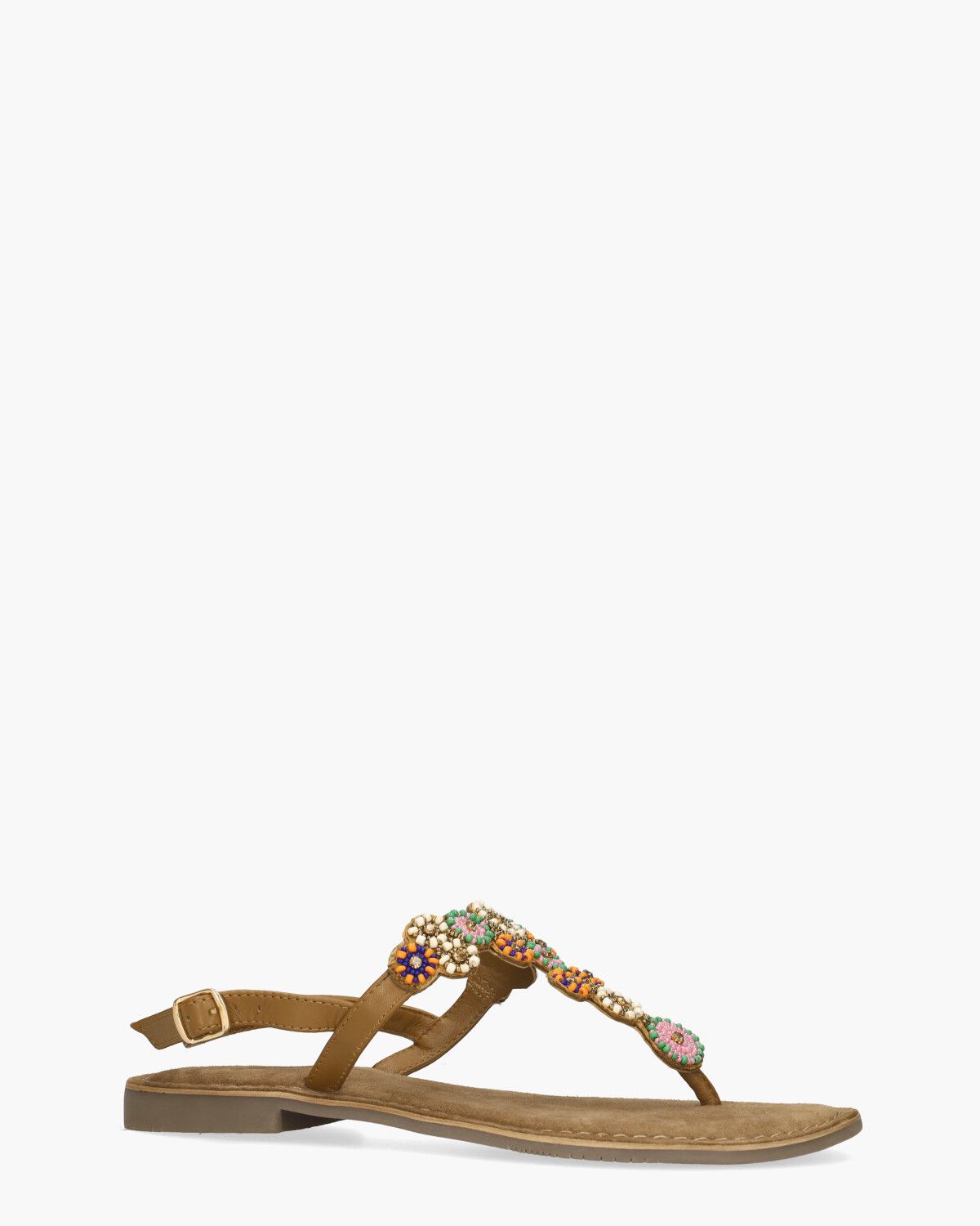 Wisal Bruin/Multicolor Damessandalen