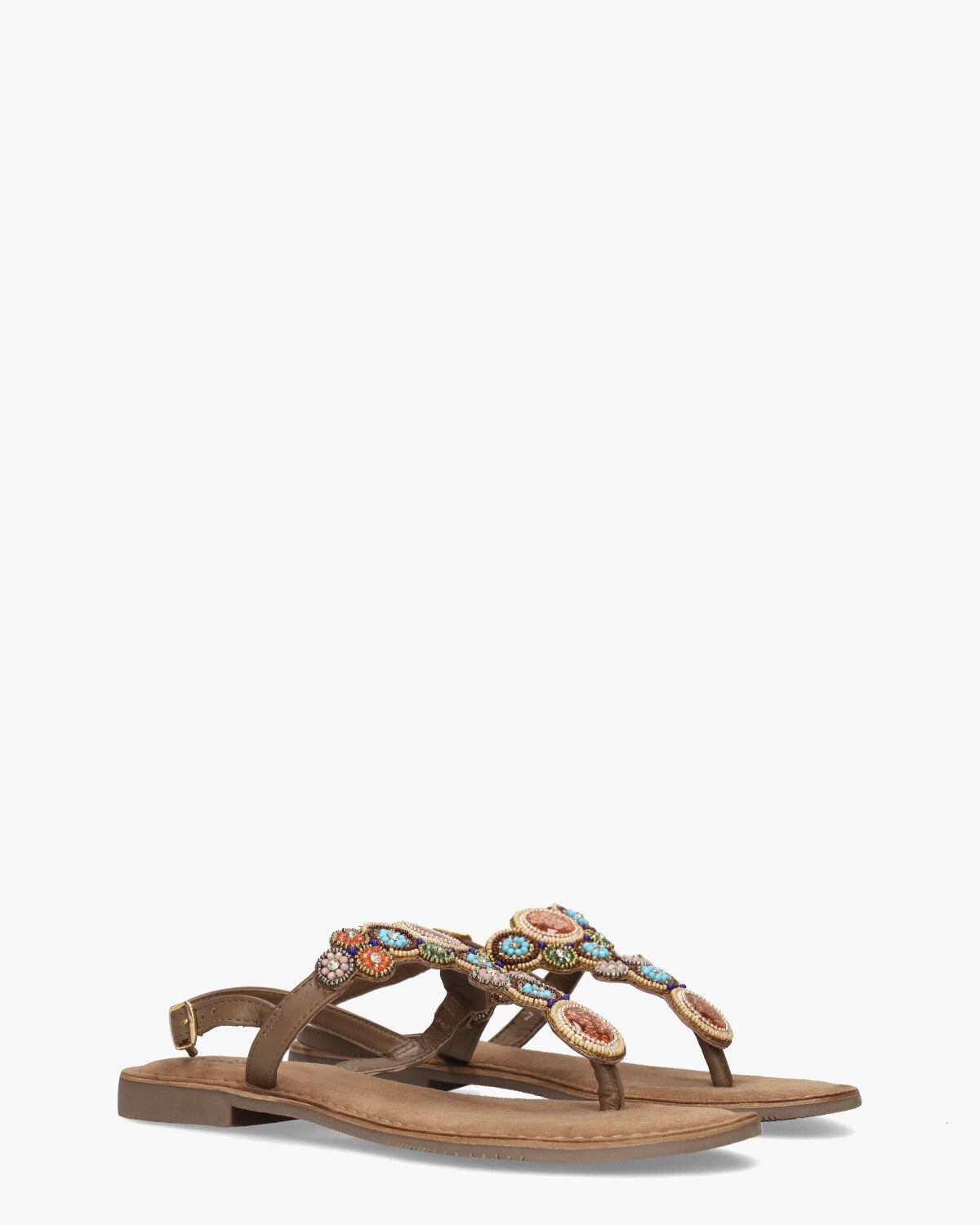 Tanny Bruin/Multicolor Damessandalen