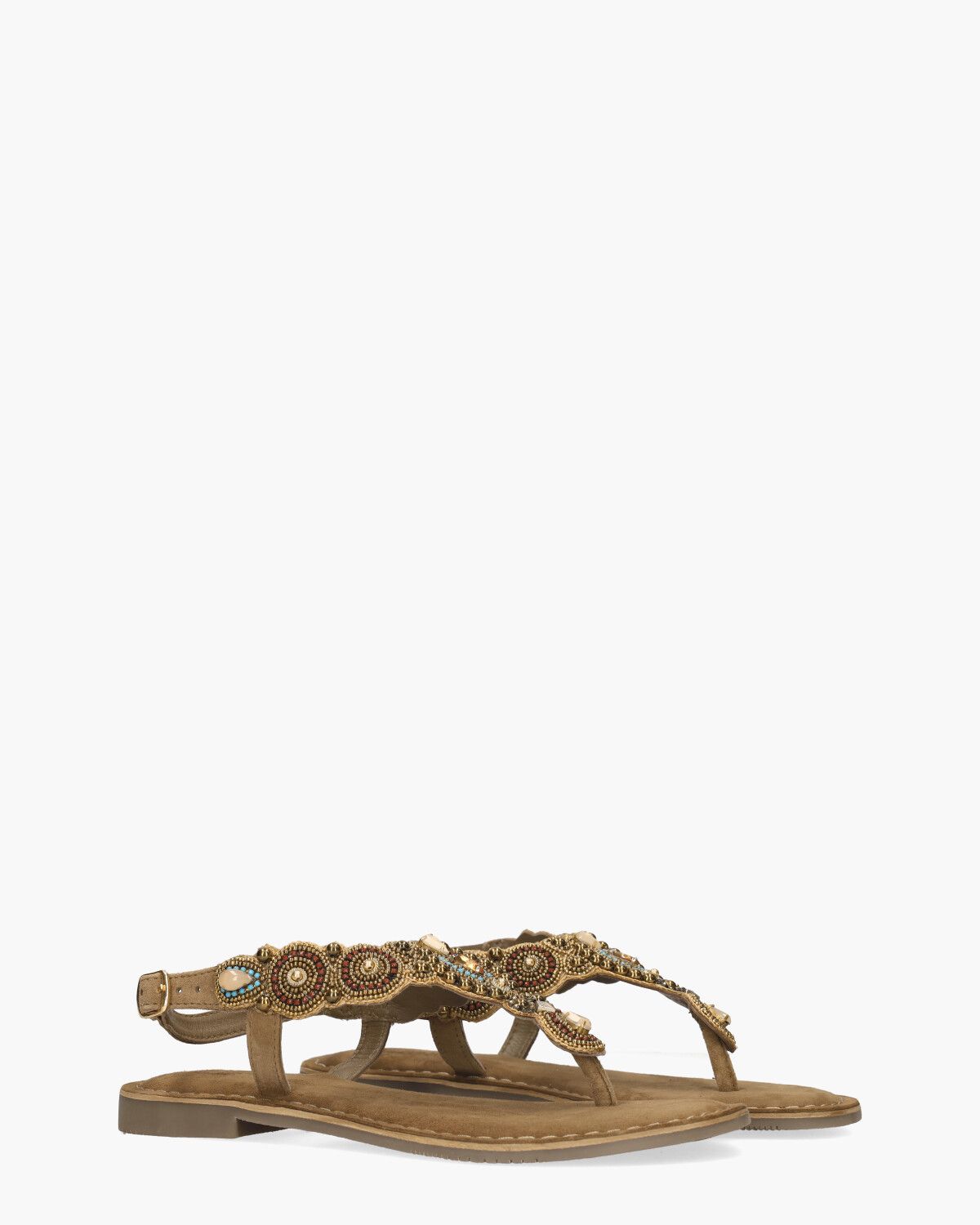 Wissy Taupe/Multicolor Damessandalen