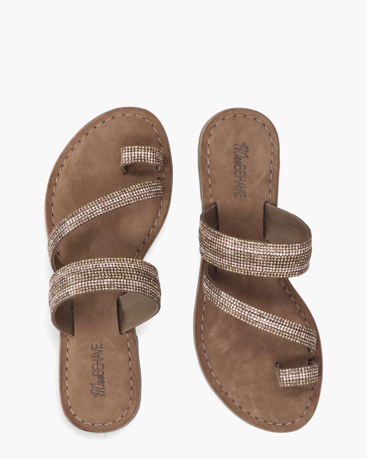 Tasha Brons Damesslippers