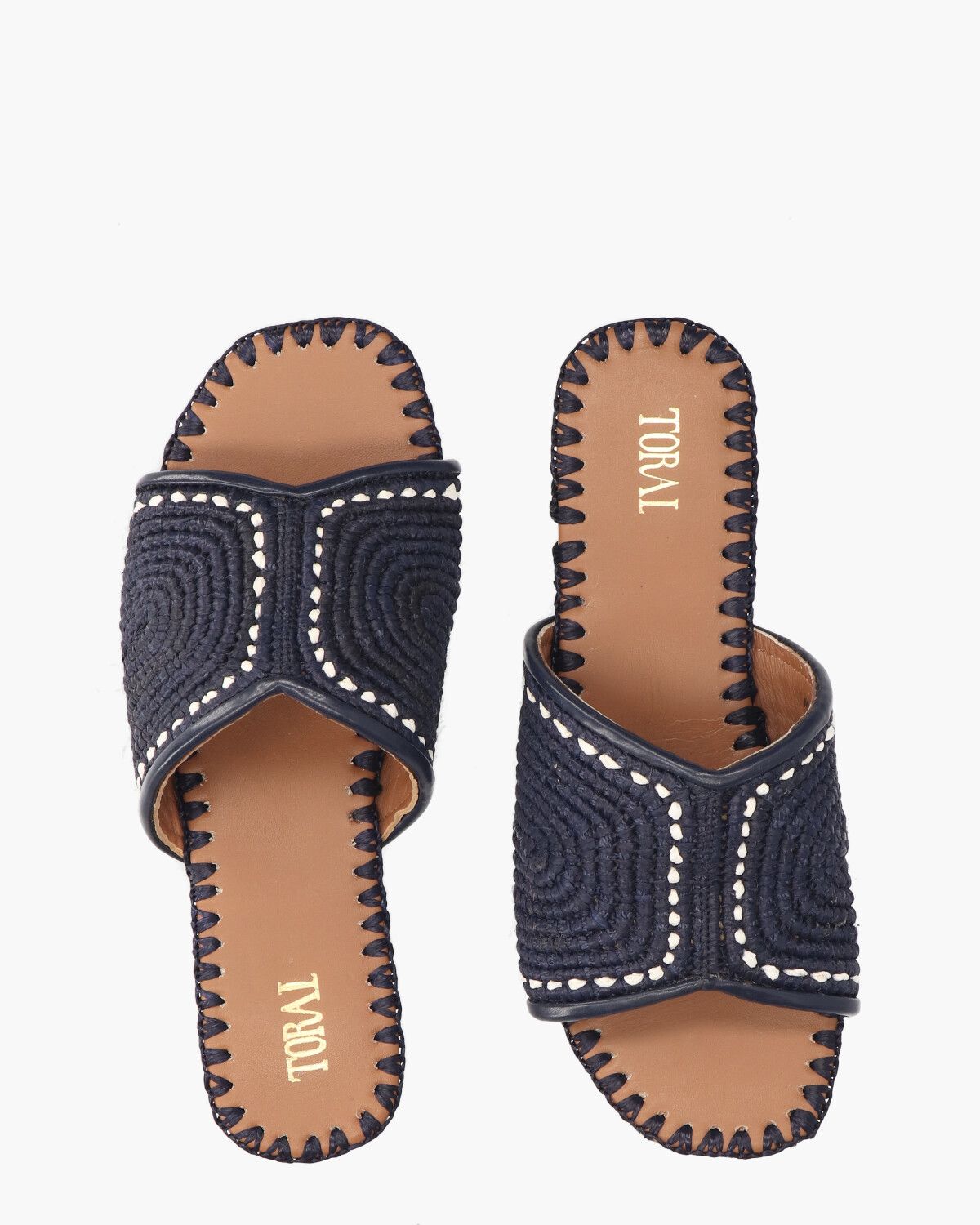 Betty Donkerblauw Damesslippers