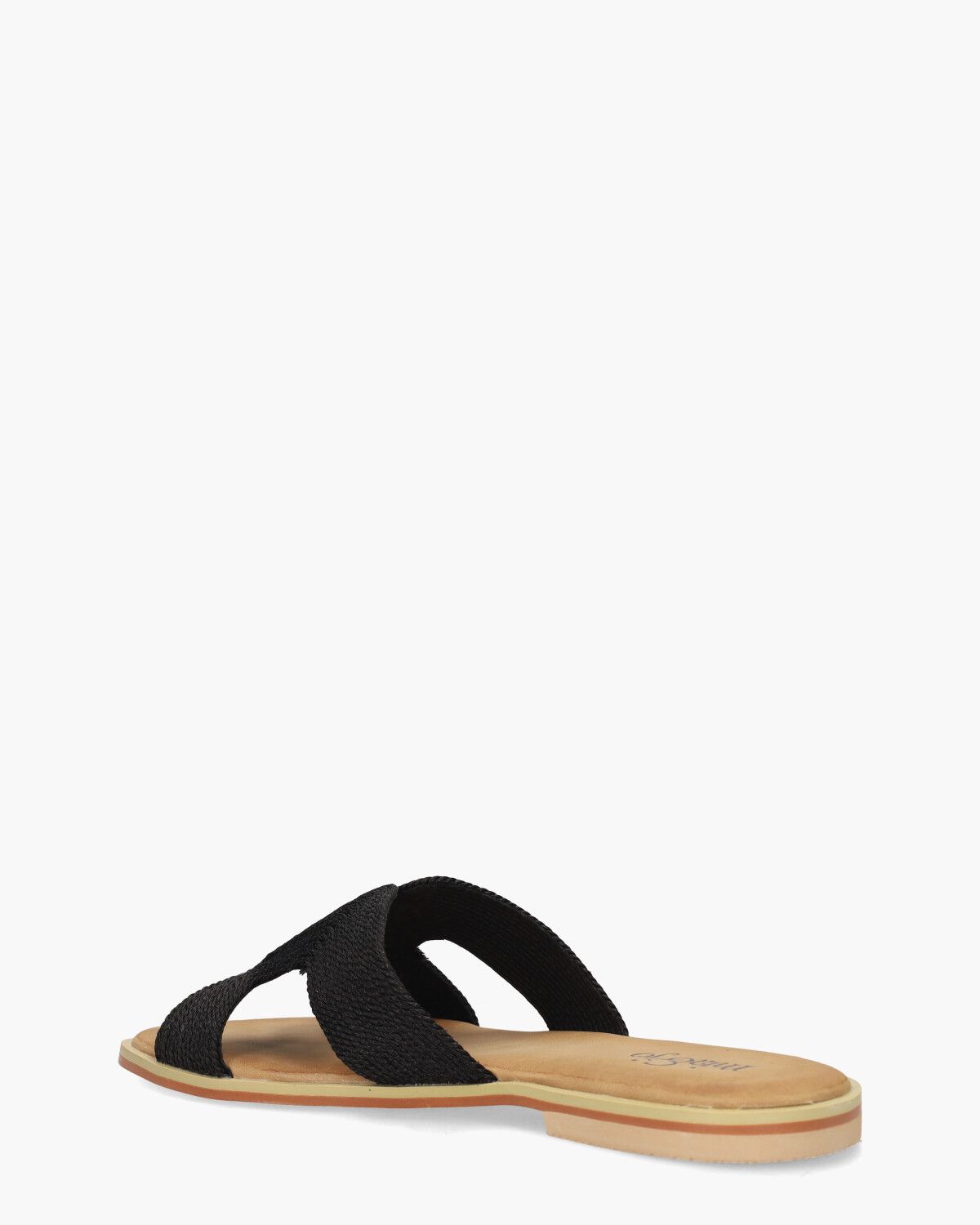 Keet Zwart Damesslippers