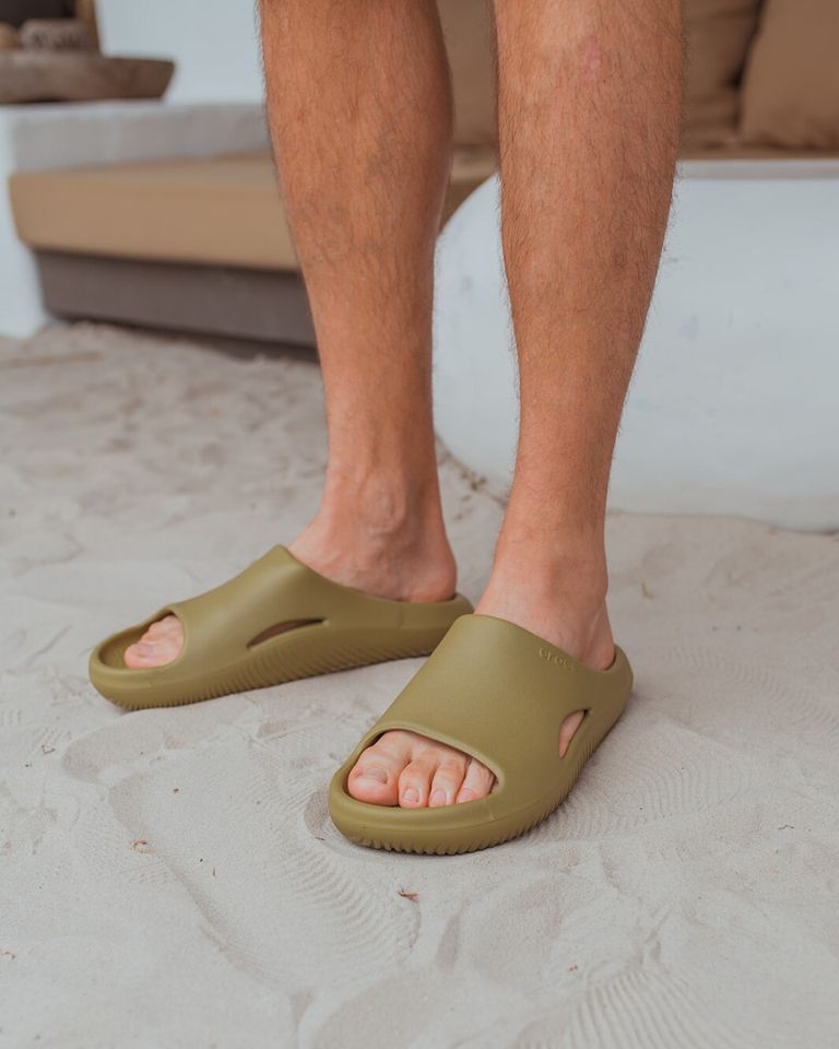 Mellow Recovery Groen Herenslippers