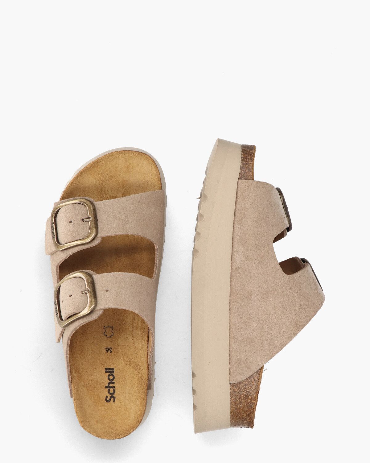 Lucie Taupe Damesslippers