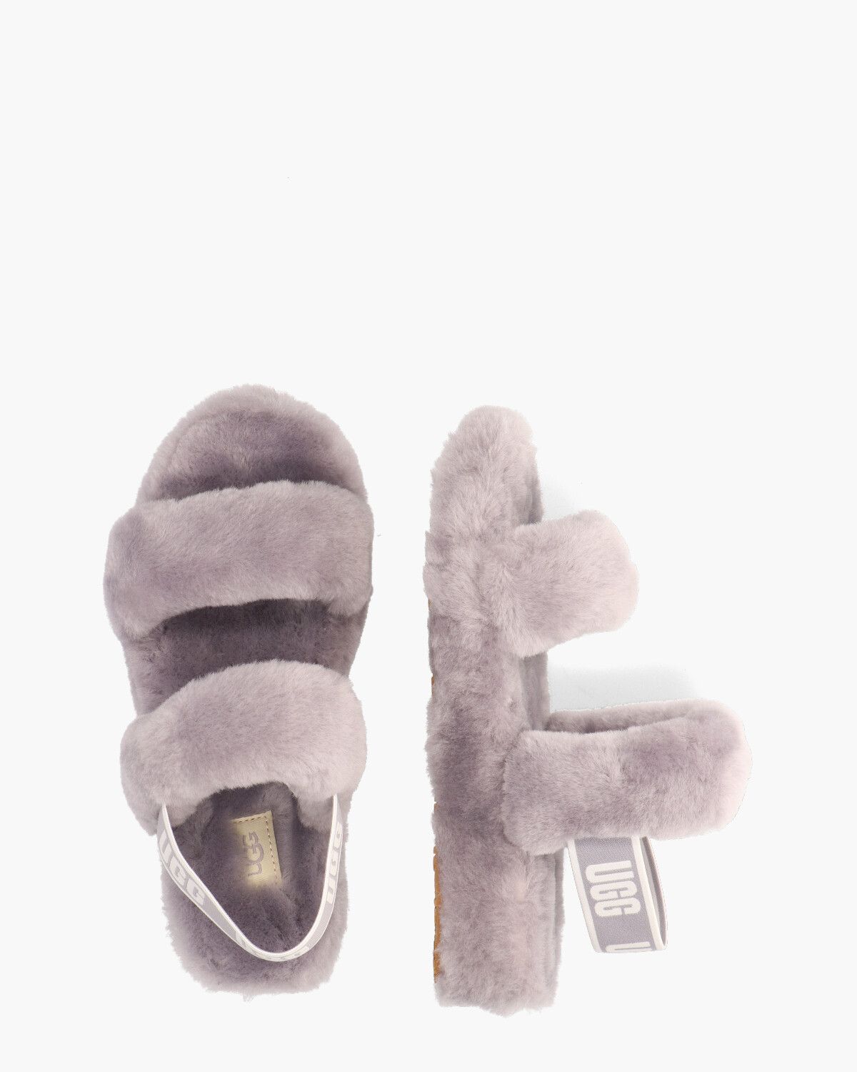 Oh Yeah Slide Grijs Damessandalen