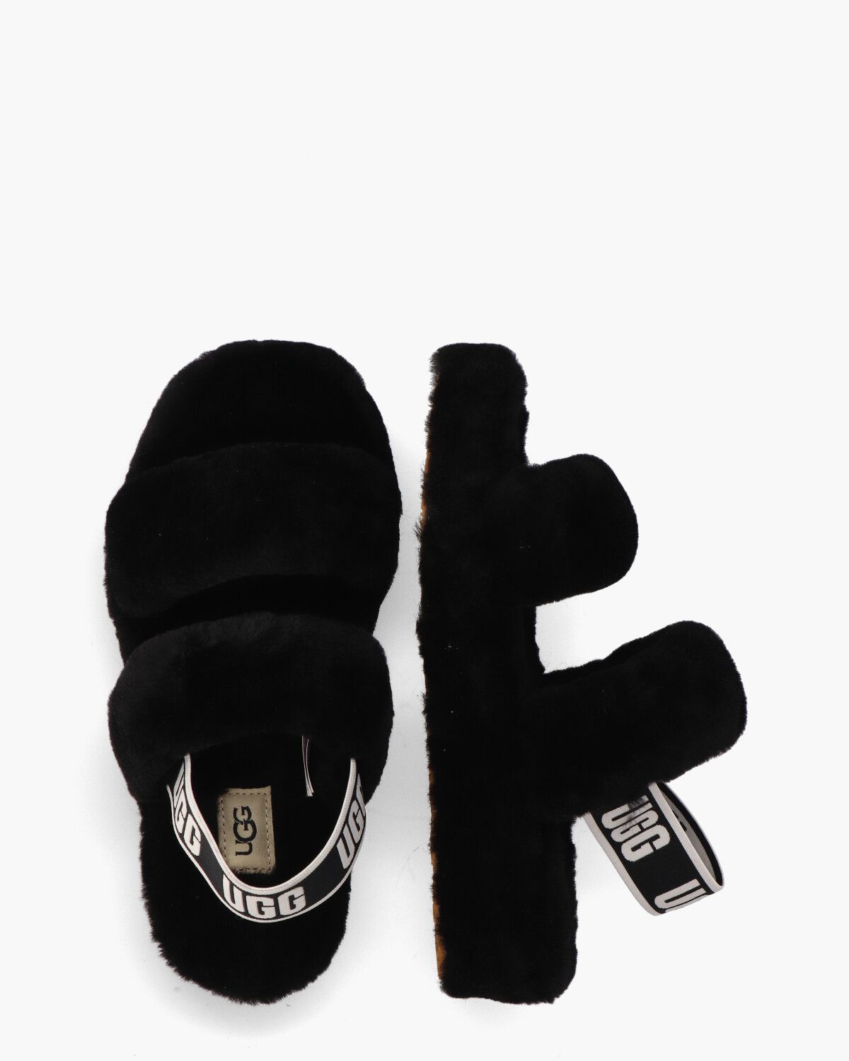 Oh Yeah Slide Zwart Damessandalen